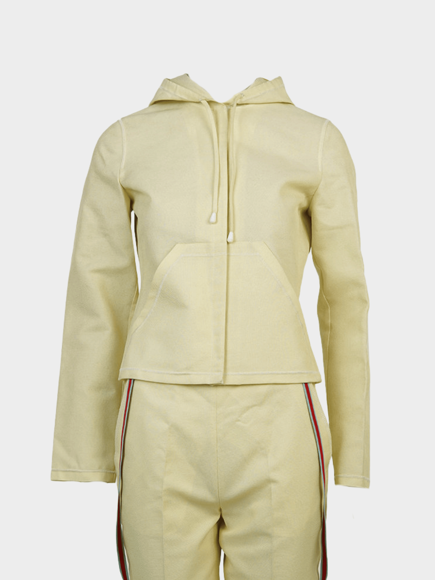 Miu Miu SS 2000 Pale Yellow Nylon Set