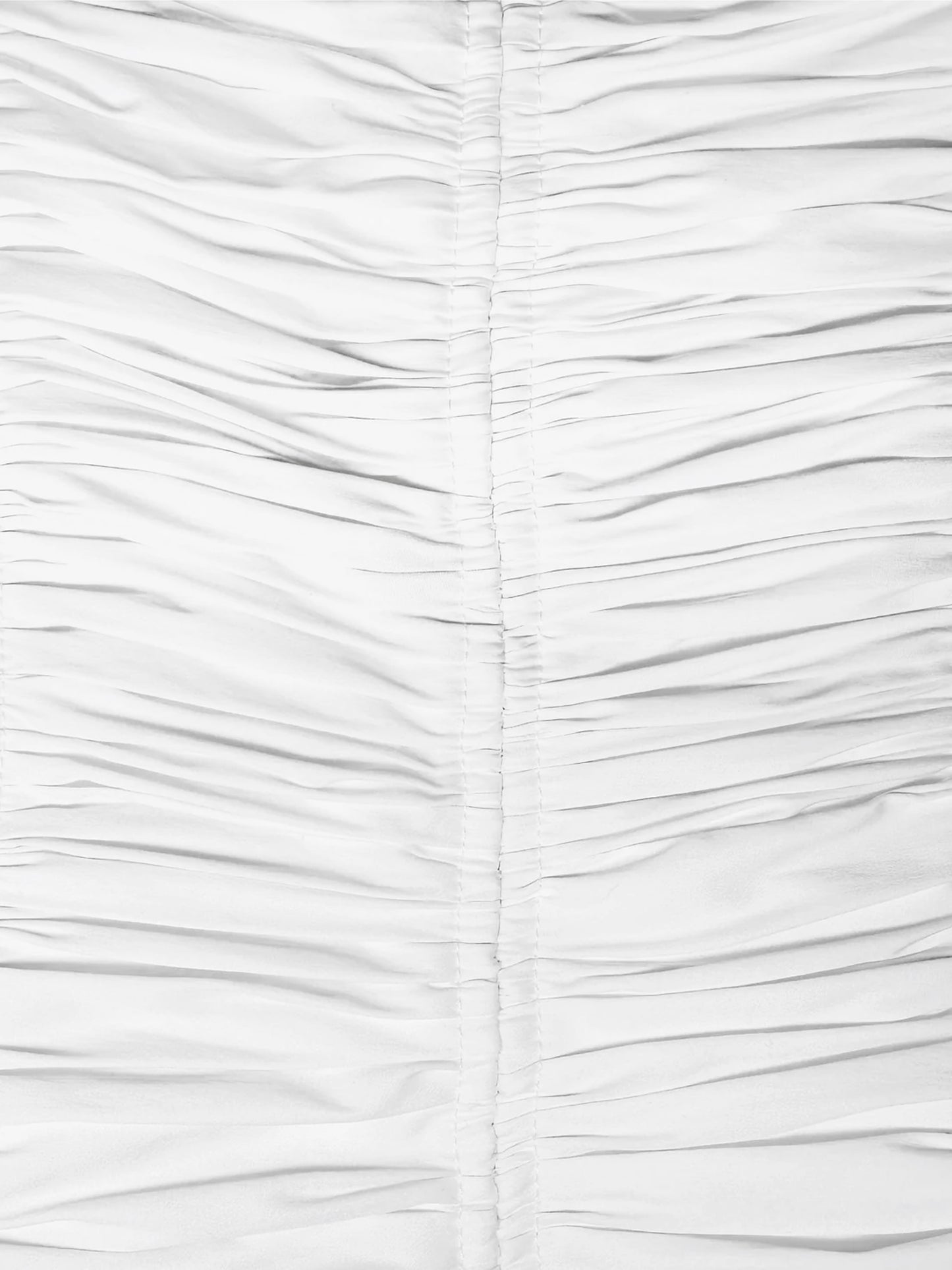 Jean Paul Gaultier SS 2015 Runway White Gathered Corset Dress