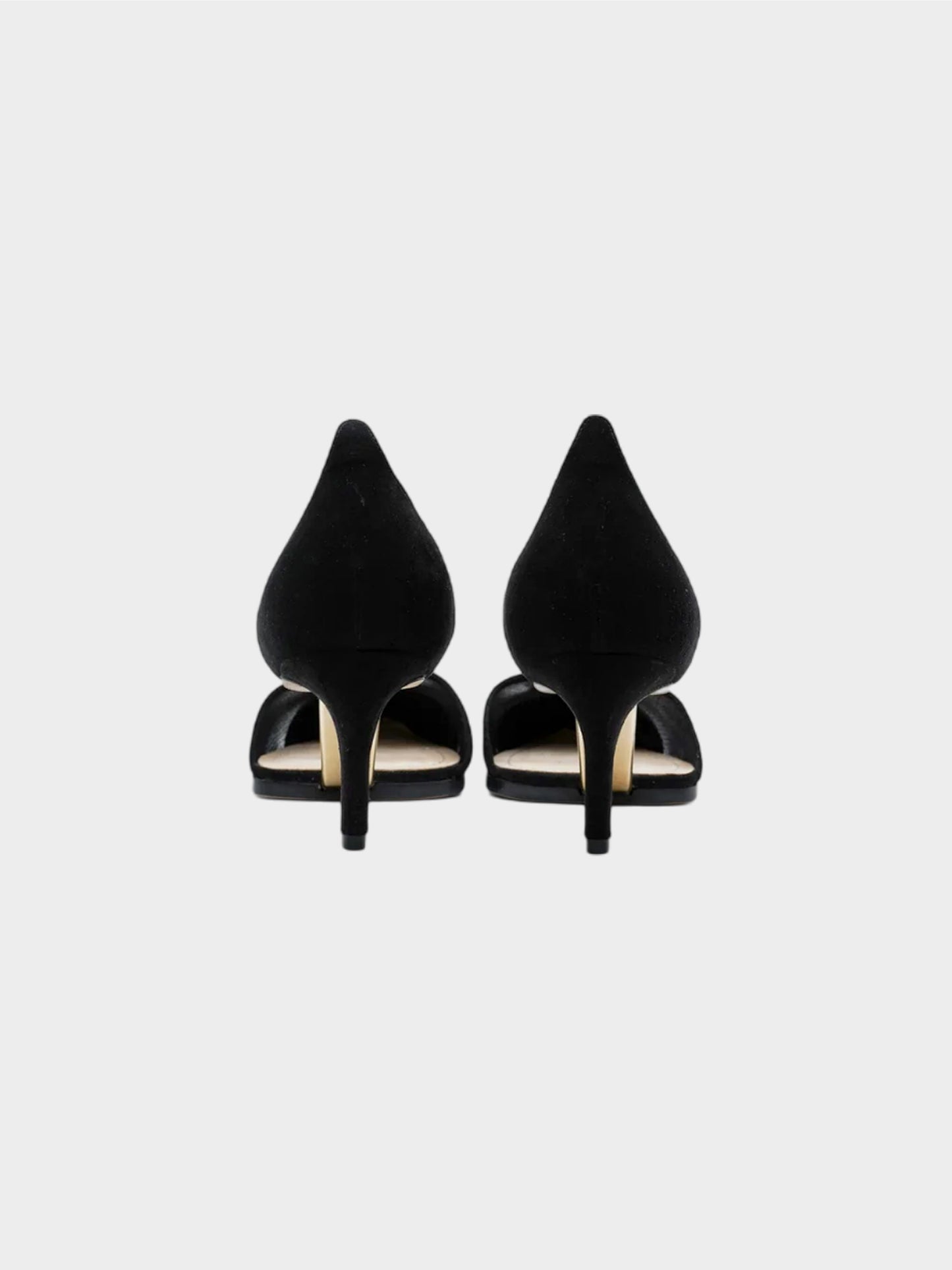 Christian Dior FW 2018 Black and Gold Surreal D Eye Motif Pointed Toe Pumps
