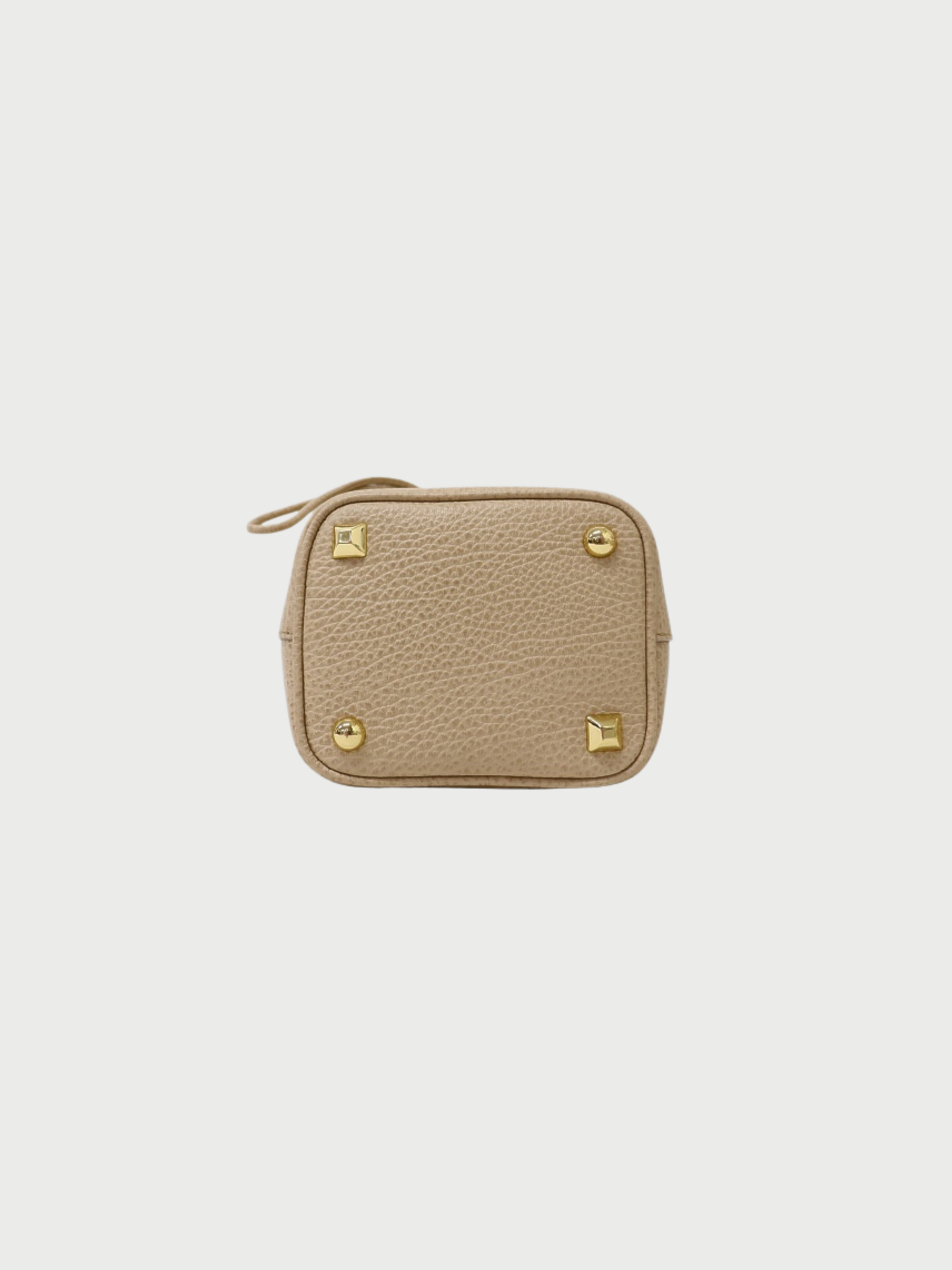 Maison Margiela 2020s Beige Leather 5AC Bucket Bag