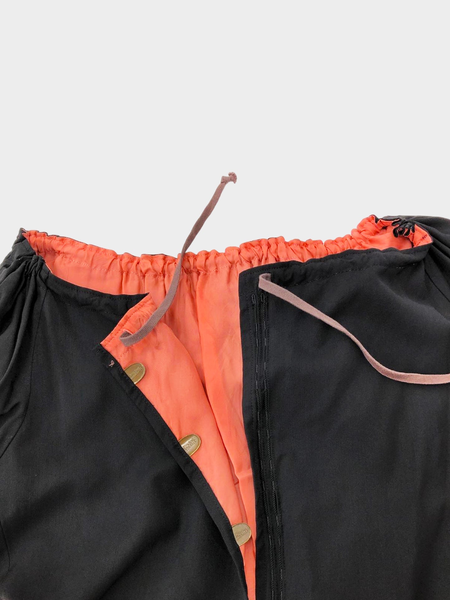 Jean Paul Gaultier 2000s Black Collarless Jacket