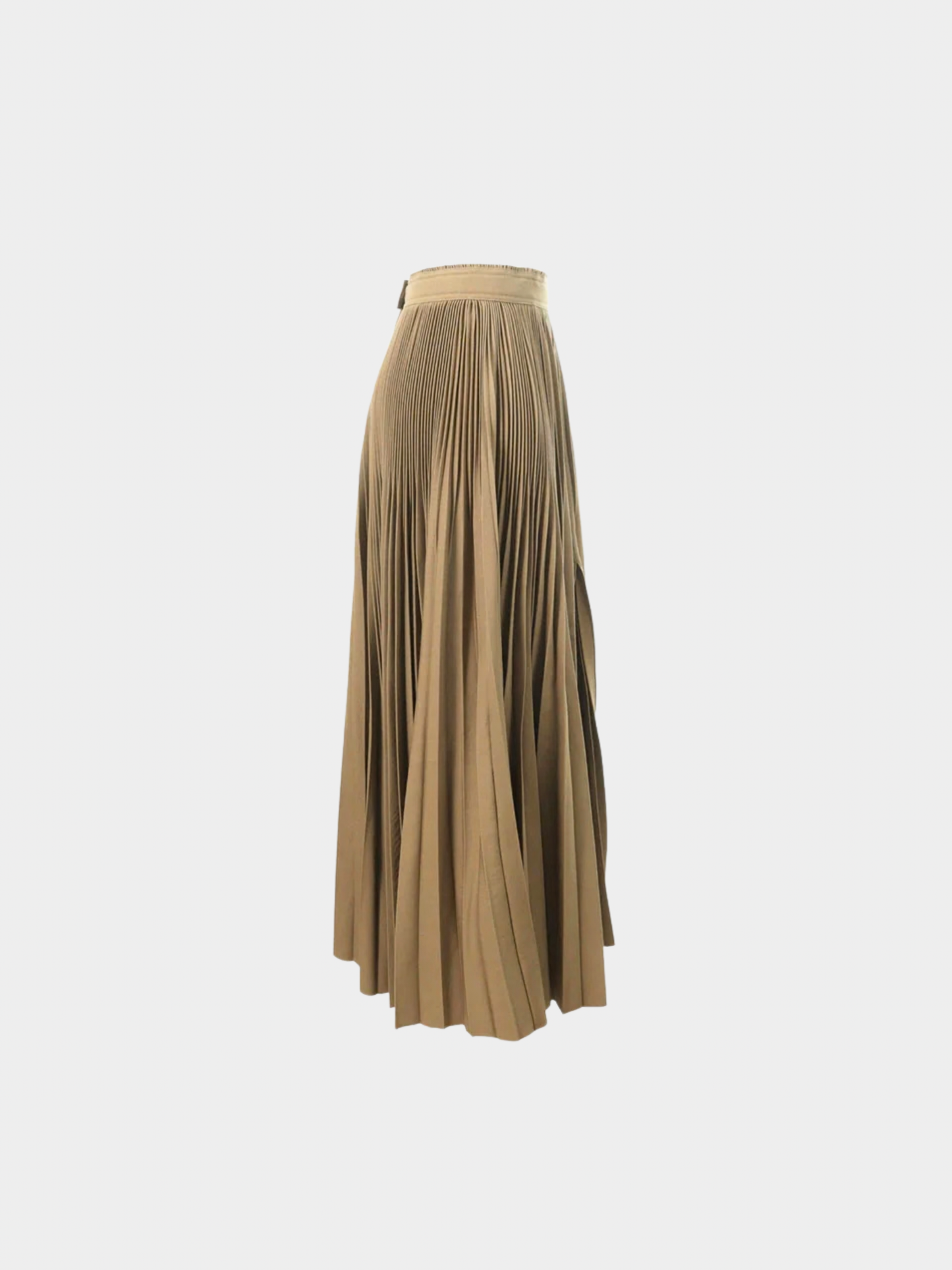 Celine By Phoebe Philo 2010s Khaki Skirt