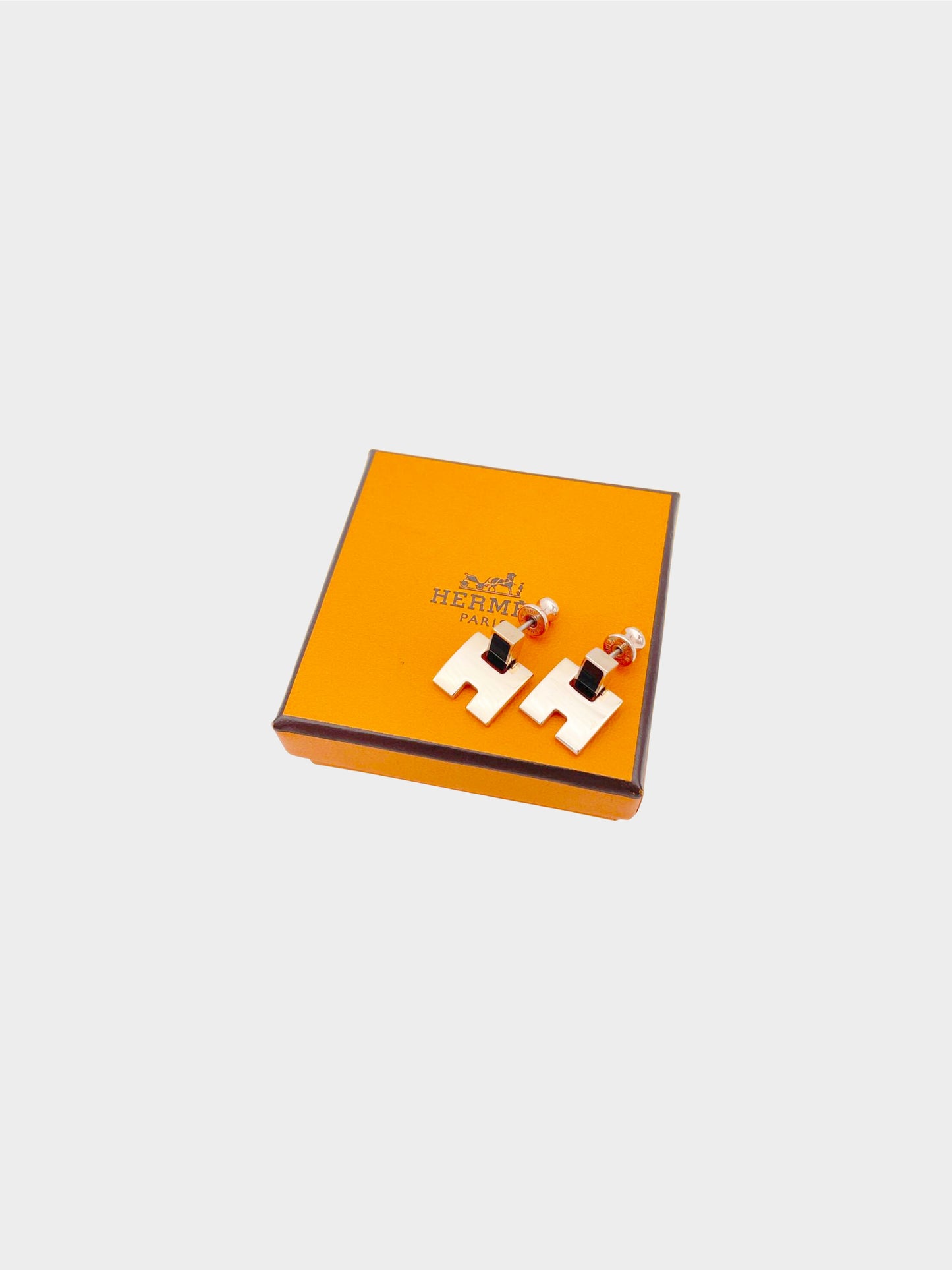 Hermès 2018 Rose Gold Irene Earrings