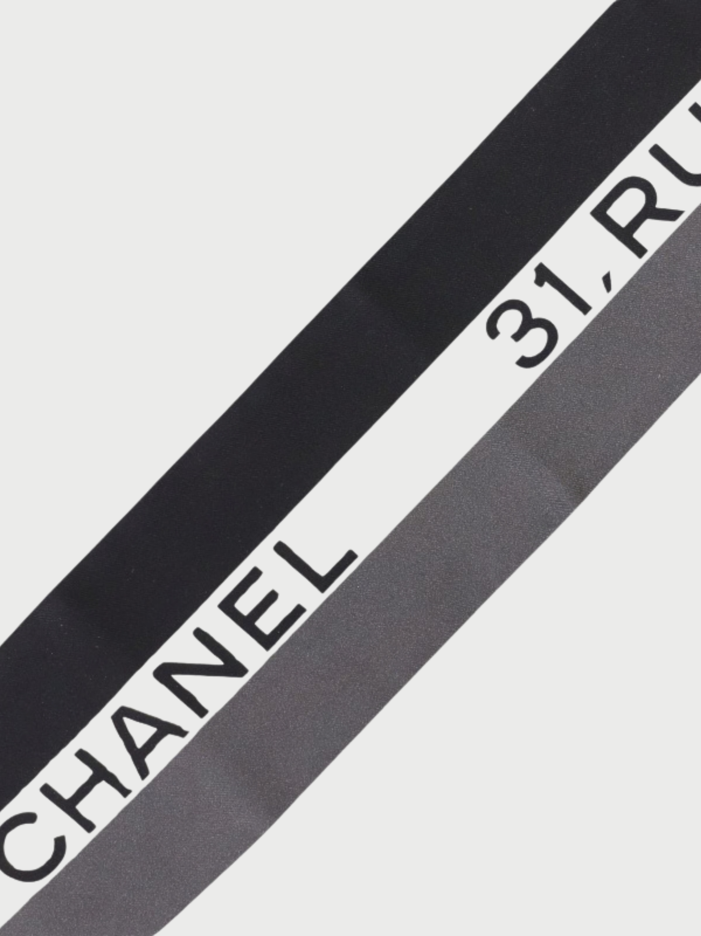 Chanel 2000s Multicolor Silk Logo Scarf