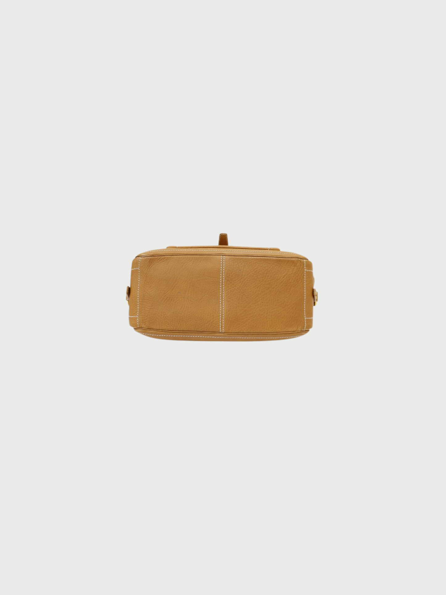 Celine 2002 Beige Leather Boogie Shoulder Bag