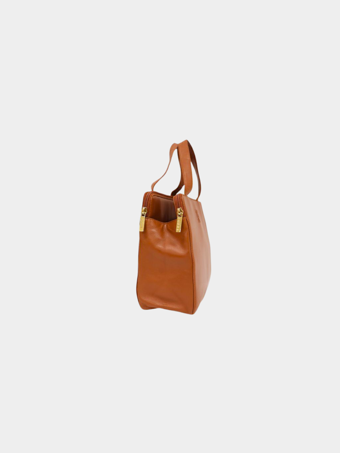 Loewe 2000s Brown Leather Anagram Handbag