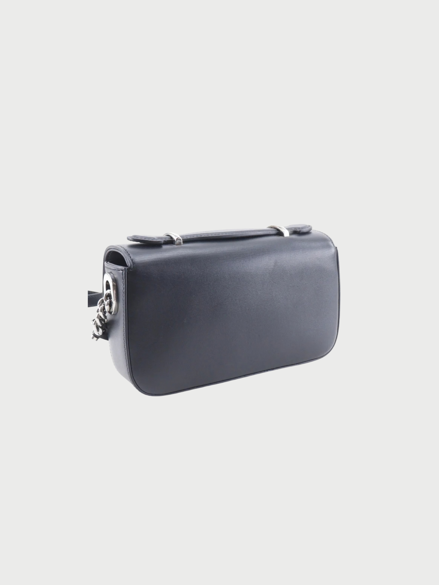 Gucci 2020s Black Leather Petite GG 2Way Shoulder Bag