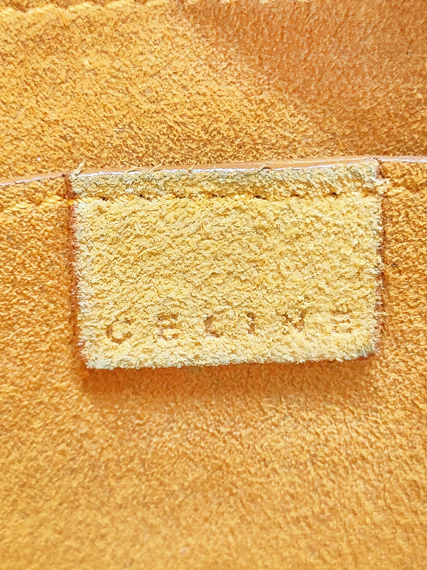 Celine Early 2000s Orange Suede Boogie Bag