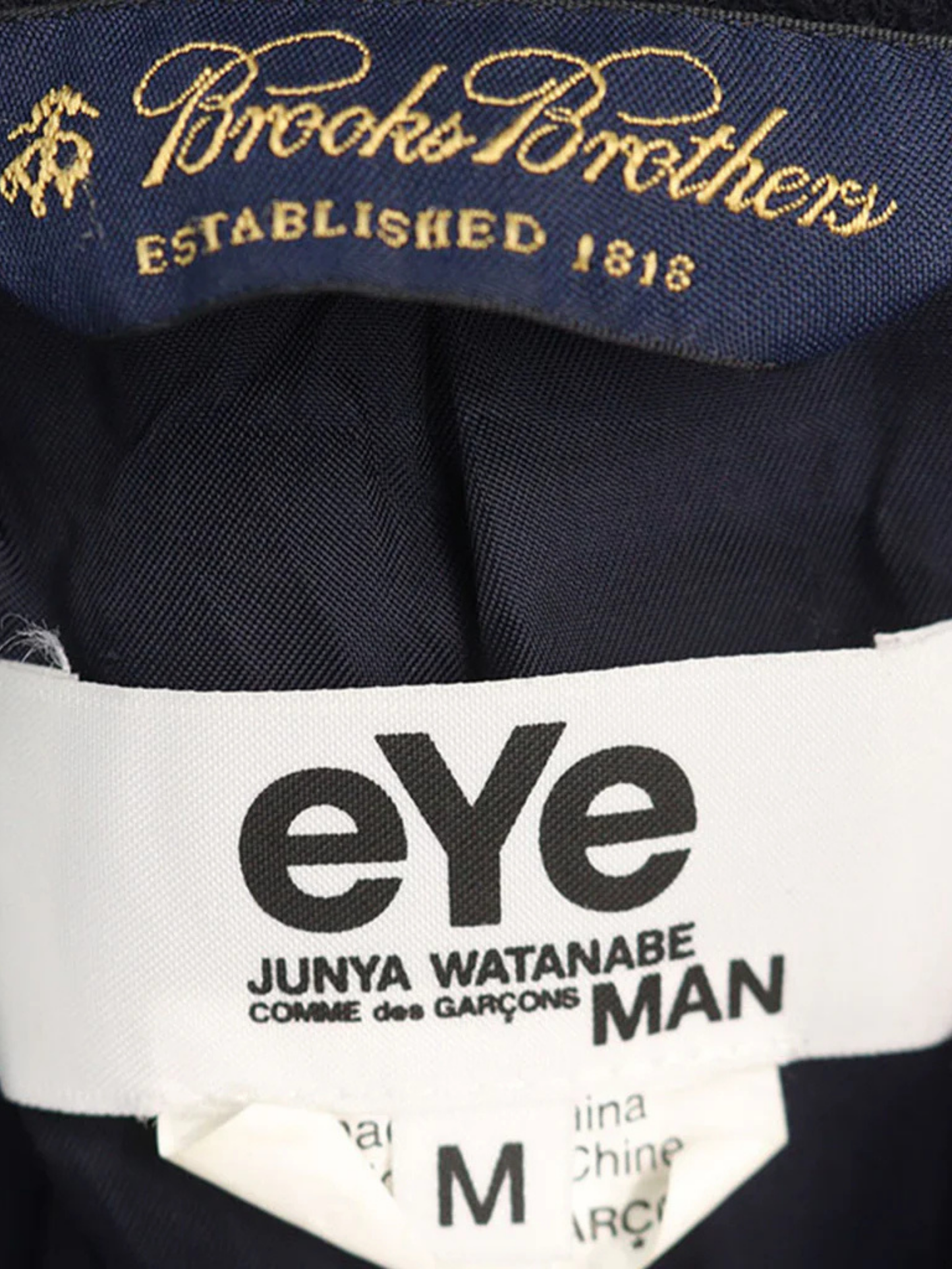 Comme des Garçons by Junya Watanabe SS 2011 "eYe" Fall Winter Navy Wool Jacket