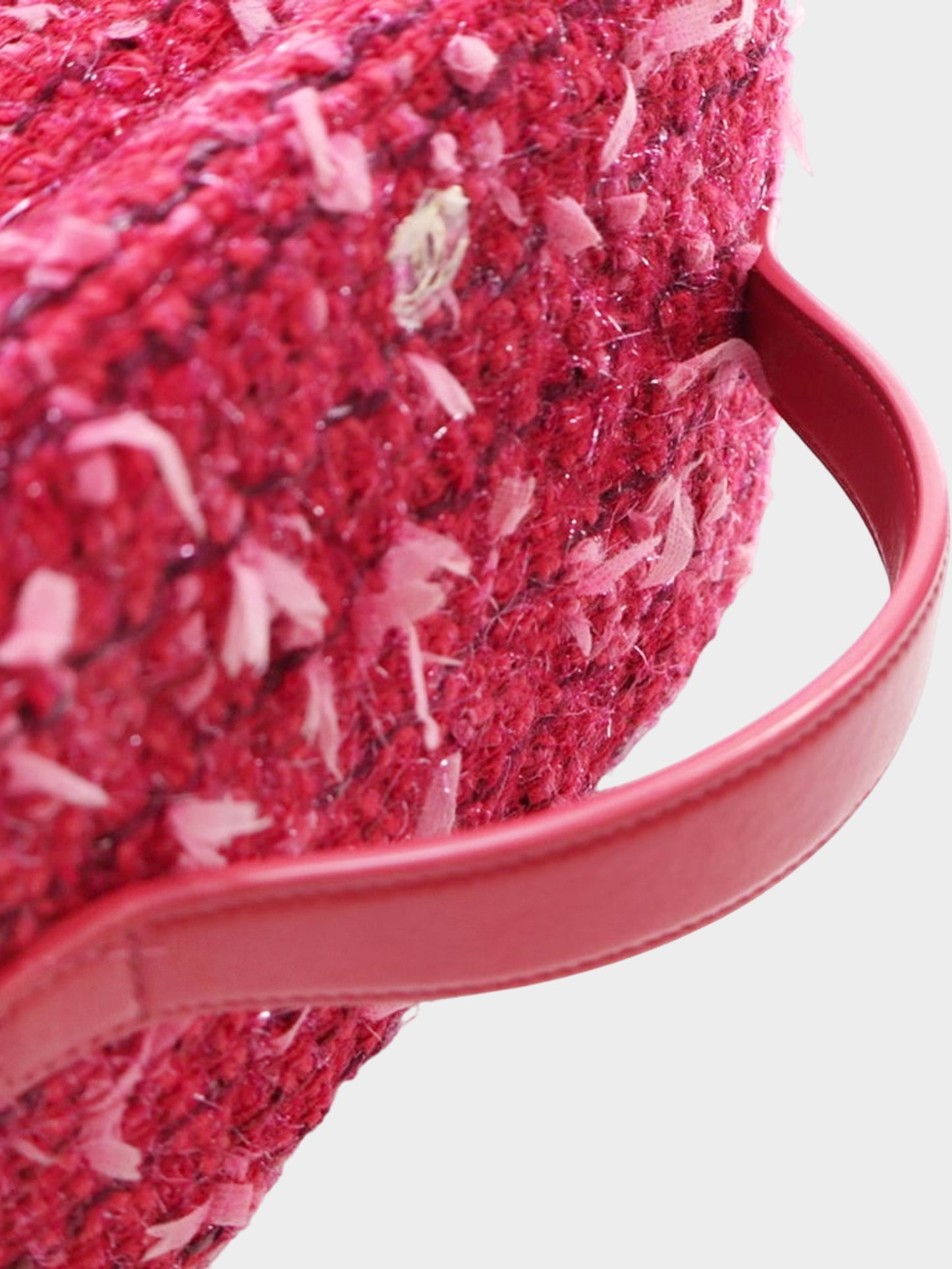 Chanel 2017-2018 Pink Tweed Vanity Case