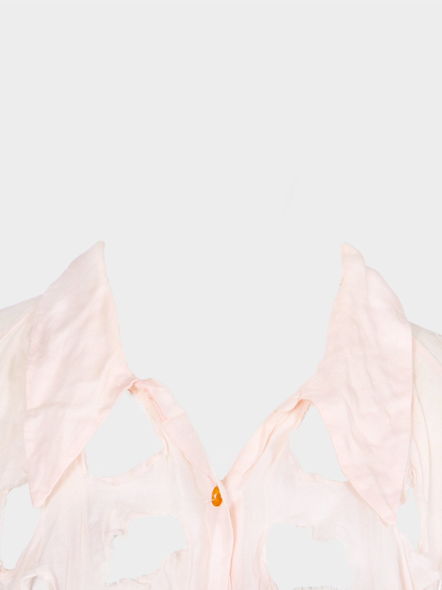 Vivienne Westwood SS 1991 Pink Cut, Slash and Pull Shirt Dress