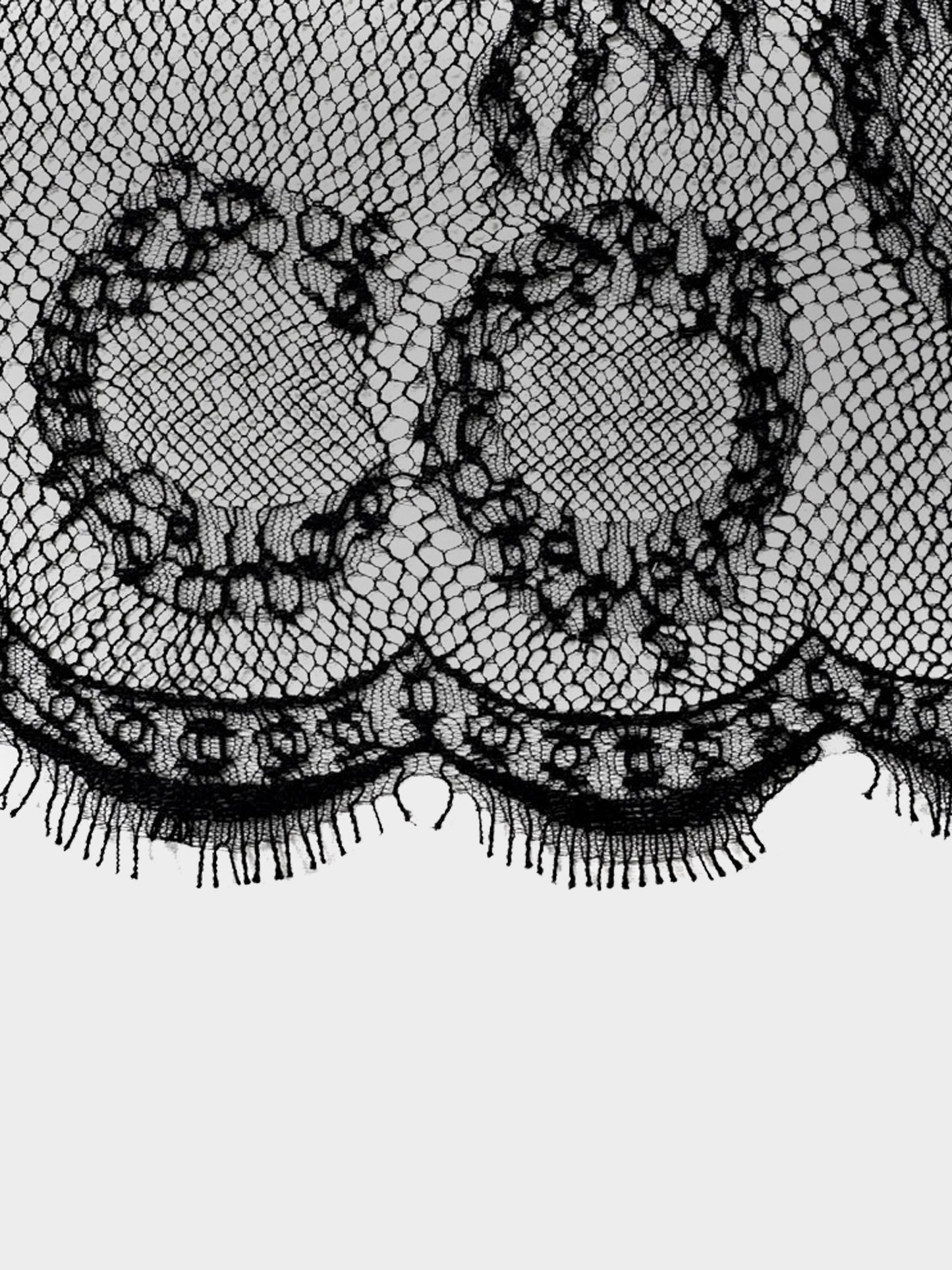 Chanel by Karl Lagerfeld SS 2005 Black COCO 5 Pattern Lace Camisole