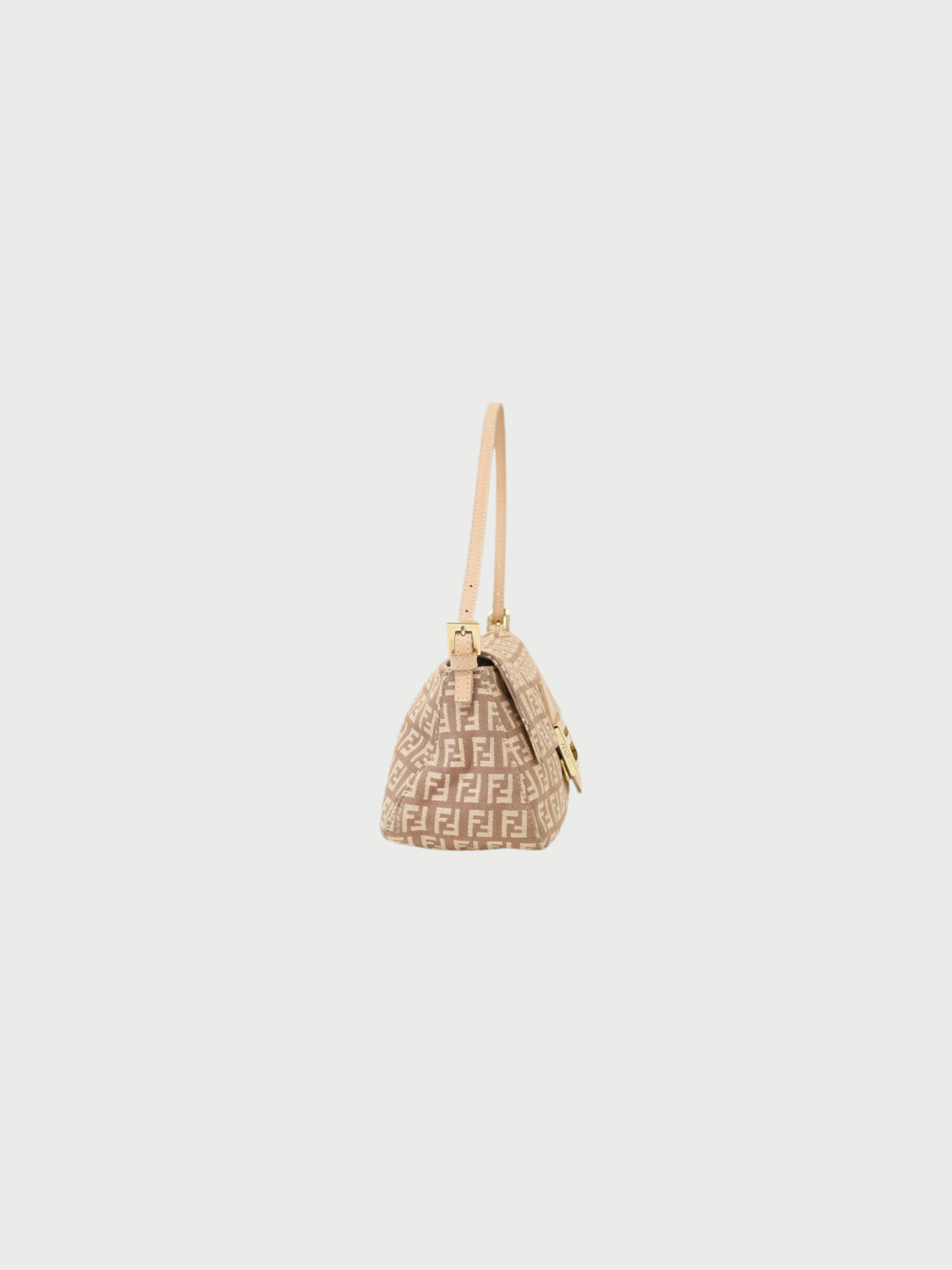 Fendi 2000s Pink Zucchino Mini Mamma Baguette Bag