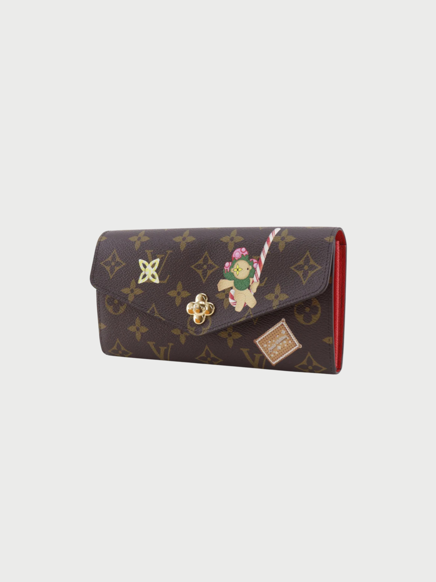 Louis Vuitton 2020s Brown Monogram Vivienne Portefeuille Sarah NM Wallet