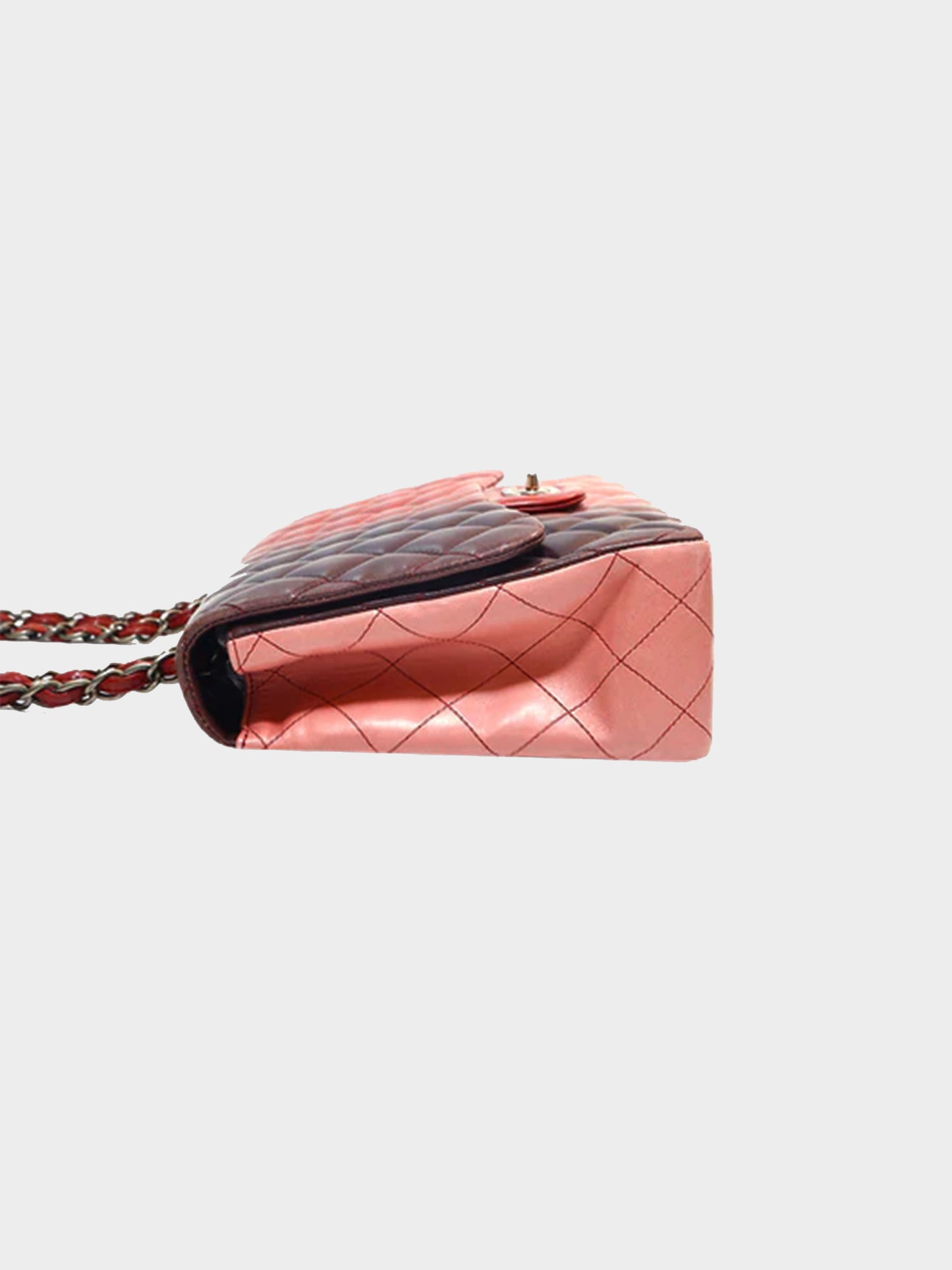 Chanel 2009-2010 Ombre Pink Classic Flap Bag