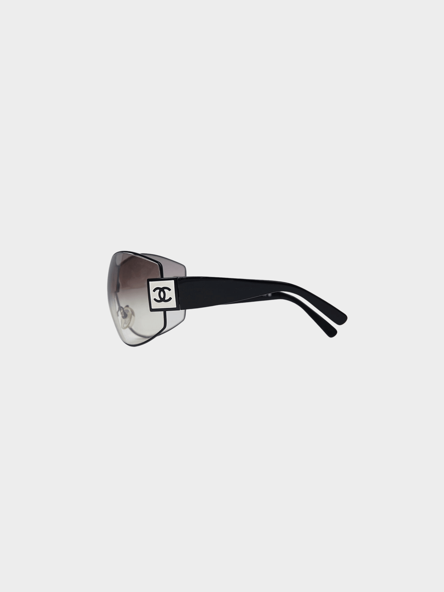 Chanel 2000s Oversized CC Sunglasses