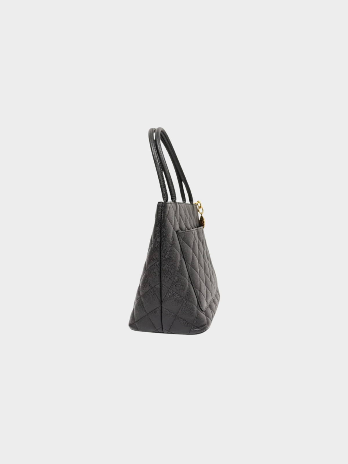 Chanel 2005-2006 Black Caviar Leather Reissue Tote Bag