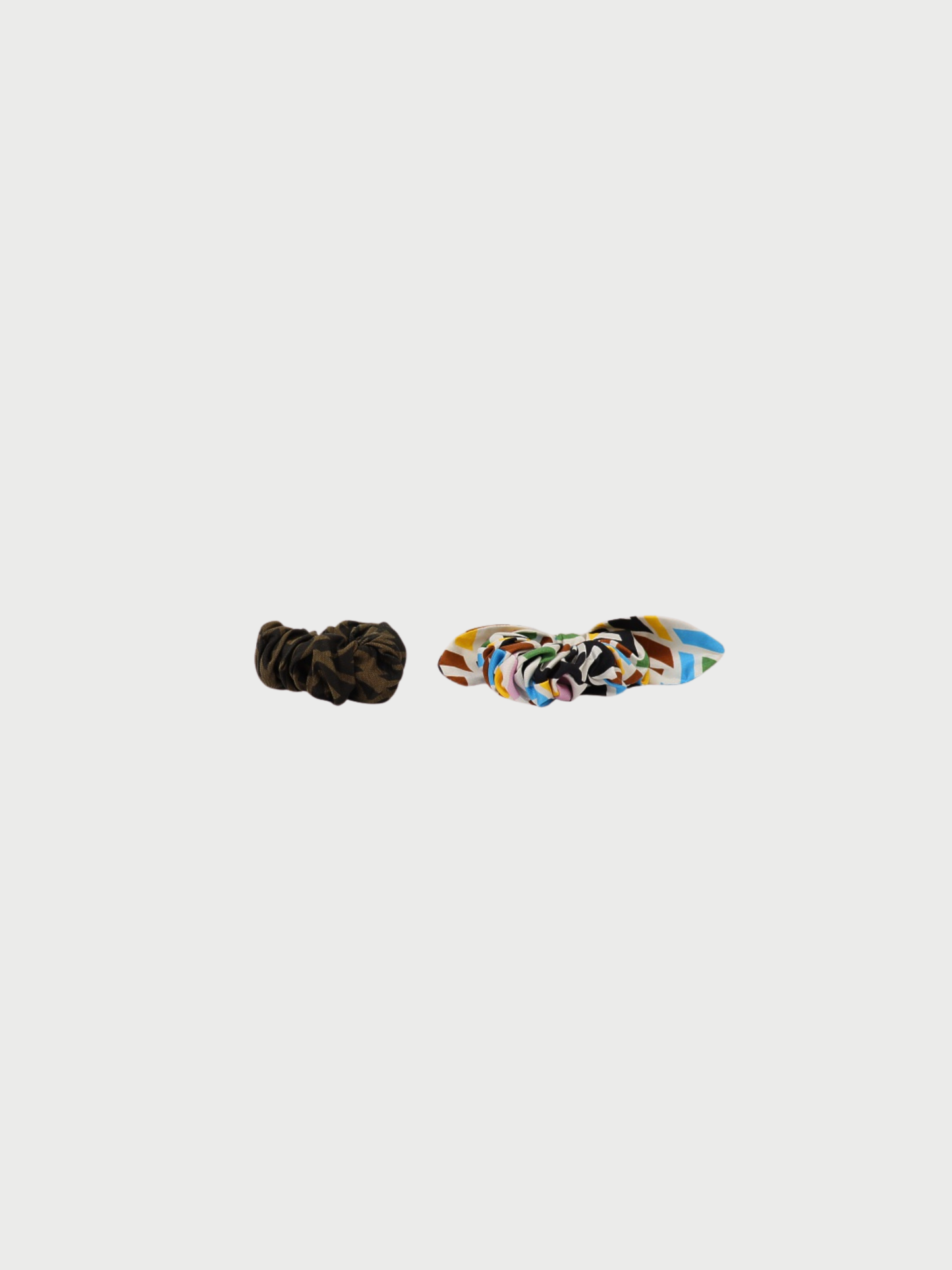 Fendi 2000s Silk Scrunchie Set