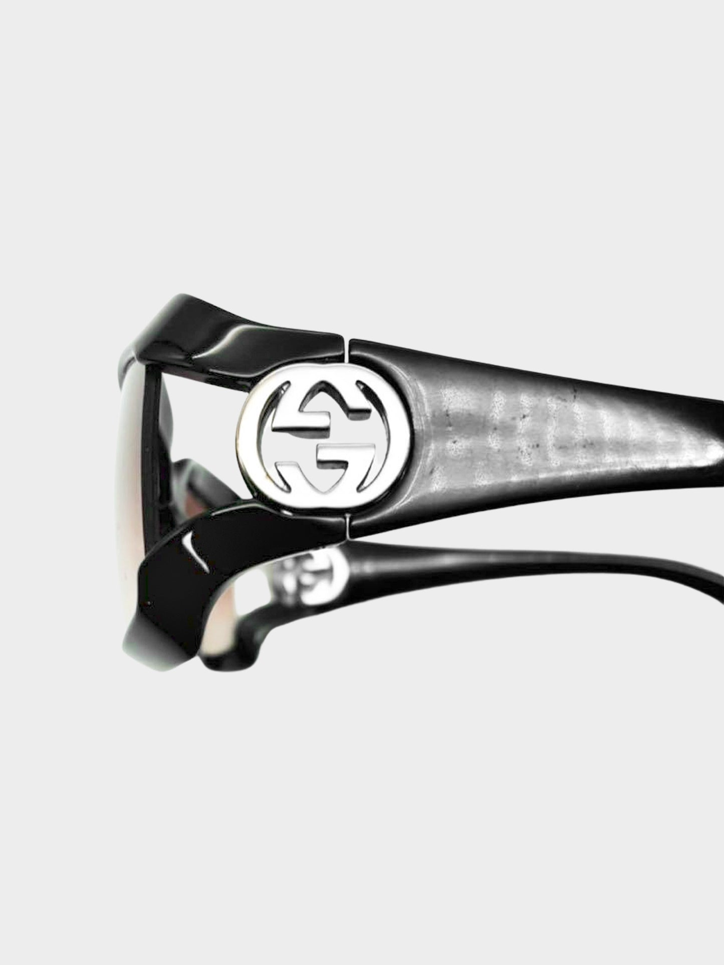 Gucci 2000s Black and Brown GG 2599/S Y2K Sunglasses