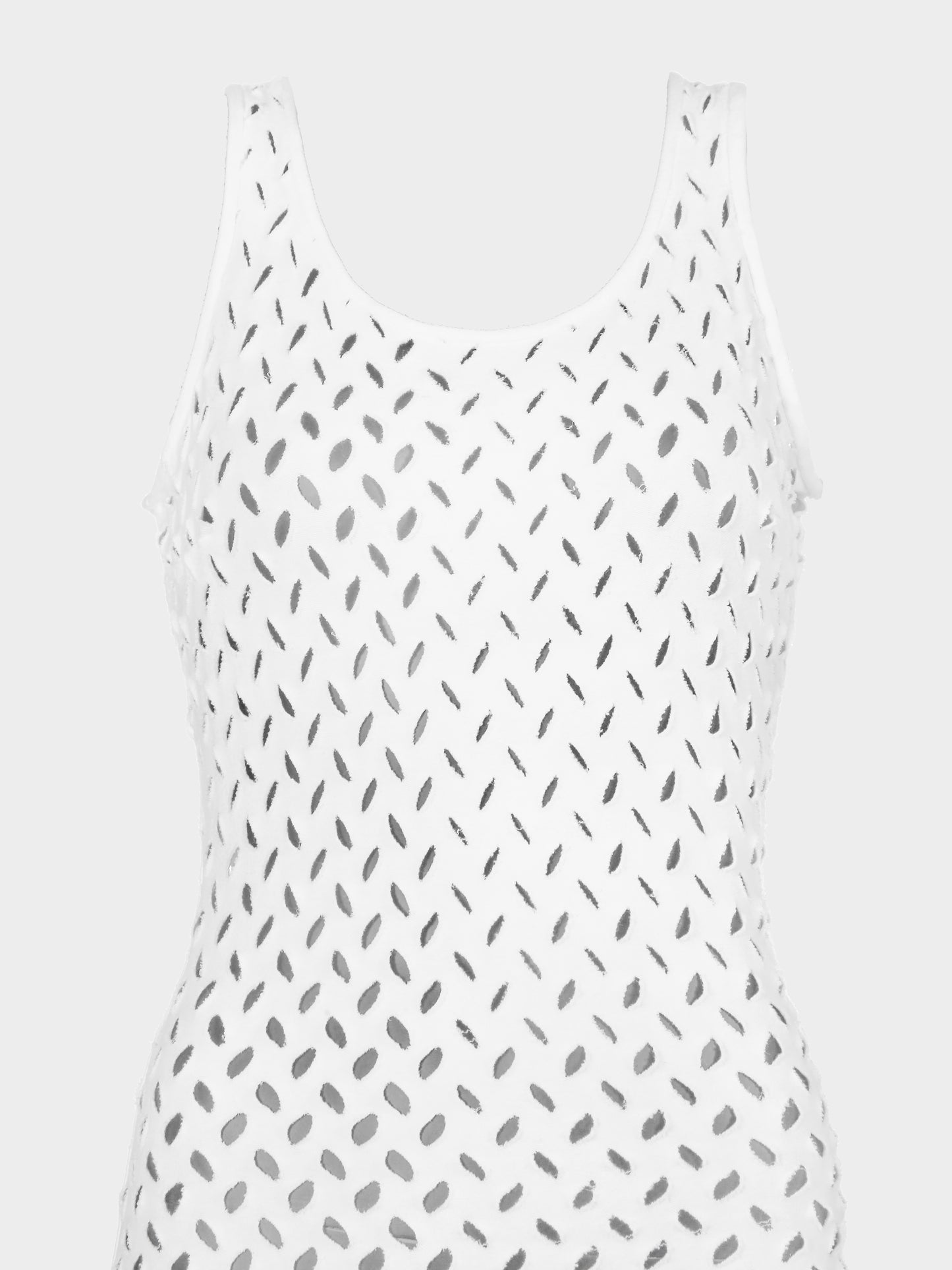 Vivienne Westwood SS 1991 White Polycotton Fitted Long Dress