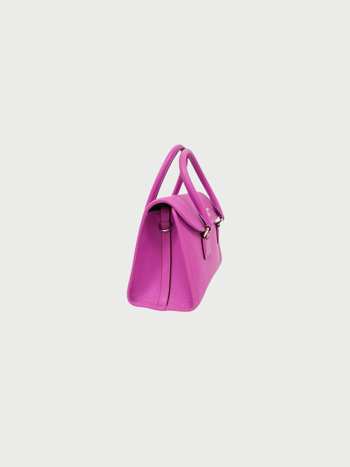 Loewe 2010s Purple Leather Alamo 28 Bag