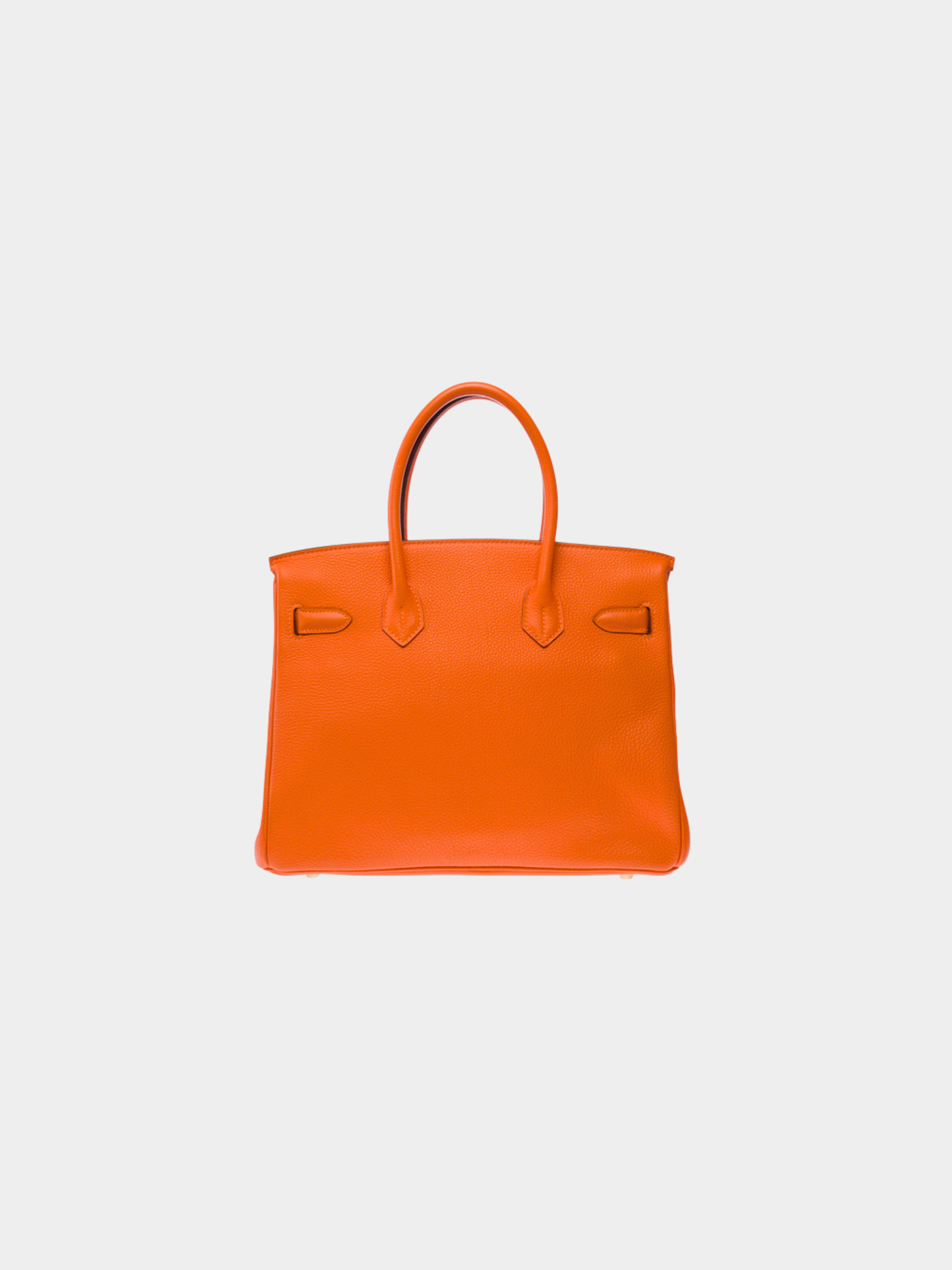 Hermès 2010s Orange Togo Birkin 30 Bag