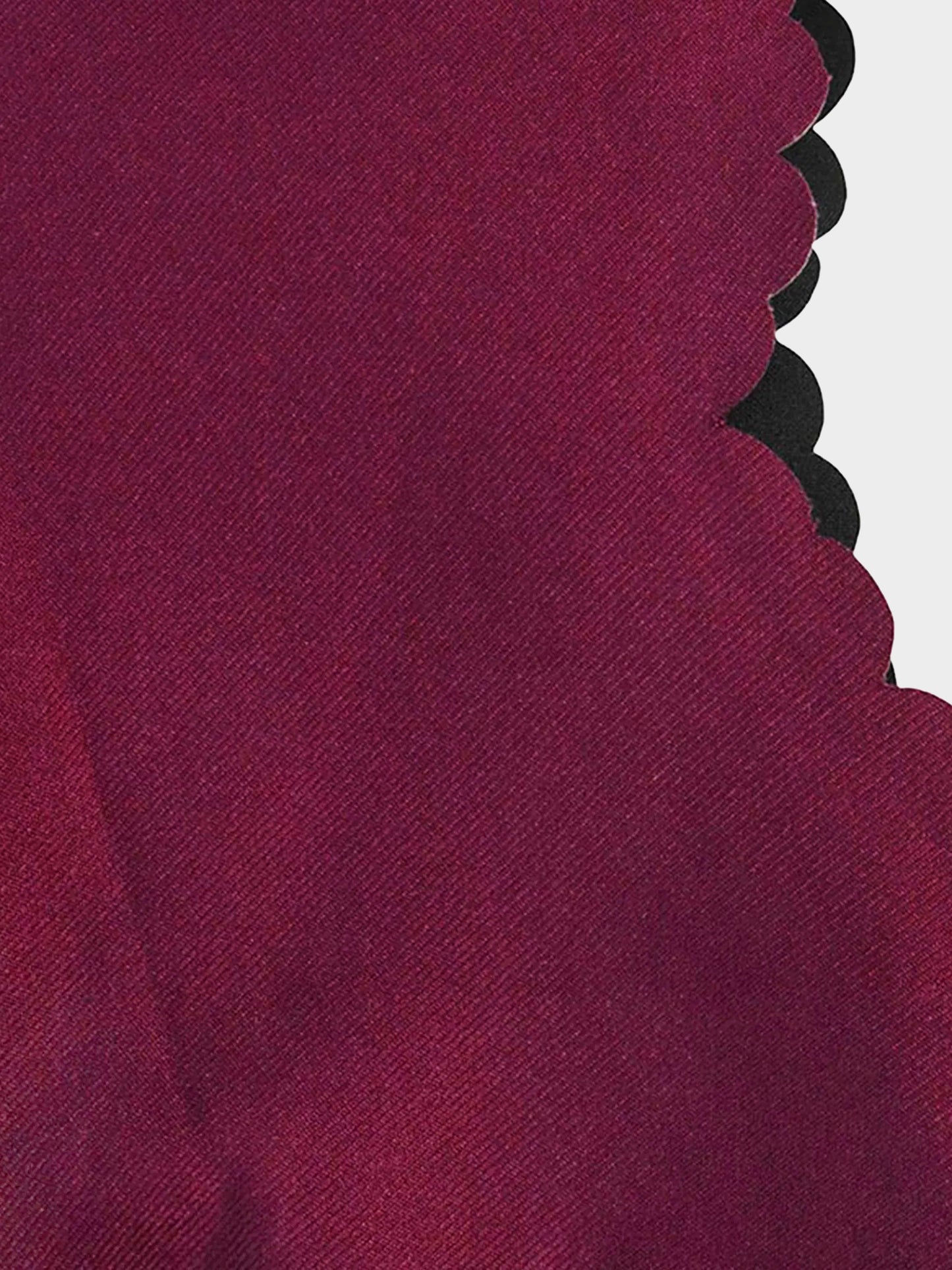 Comme des Garçons FW 1998 Burgundy and Black Bonded Dress