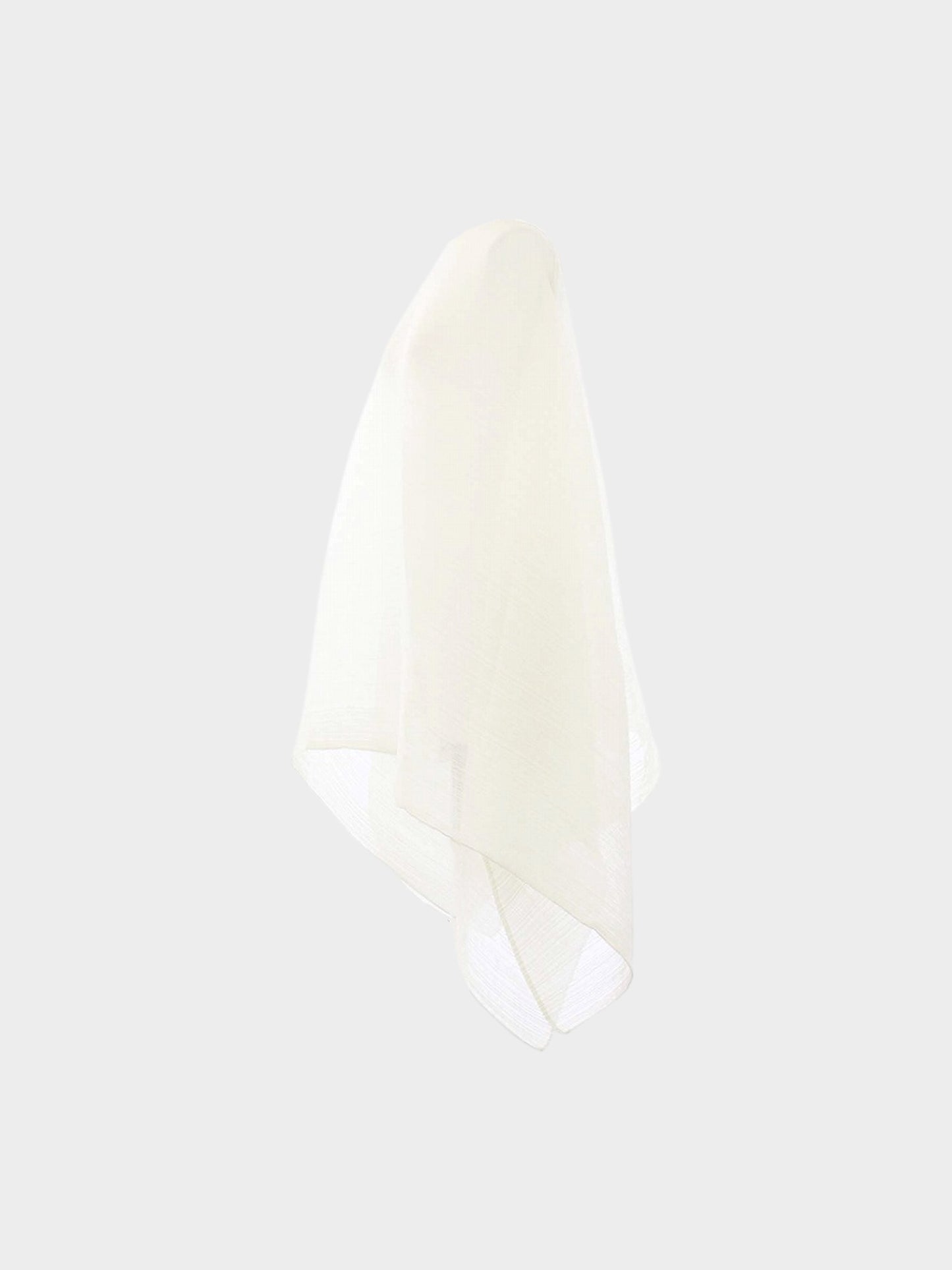 Issey Miyake Pleats Please Spring 2006 White Pleated Poncho