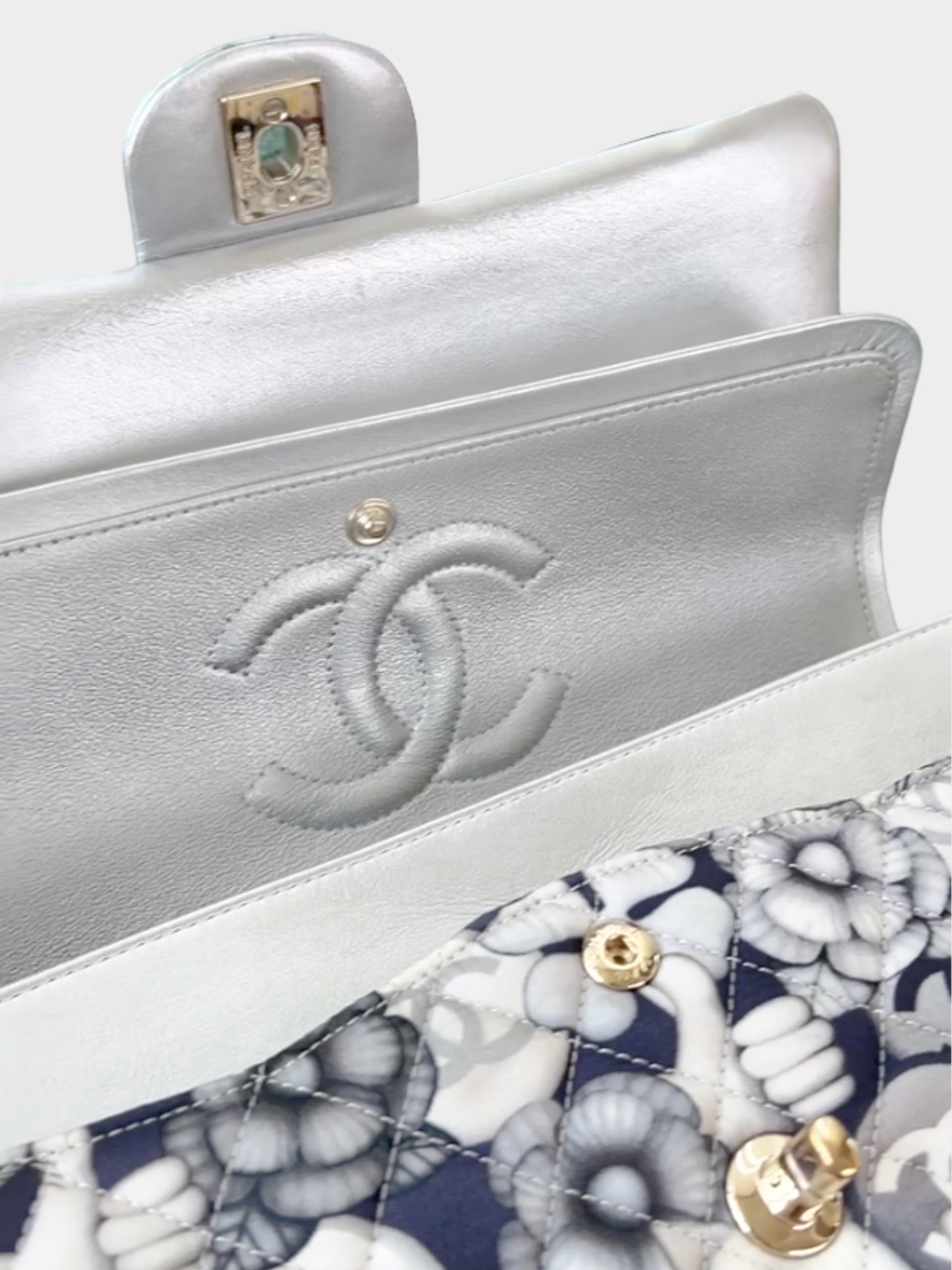 Chanel 2016 Cat Emoticon Classic Nylon Double Flap Bag