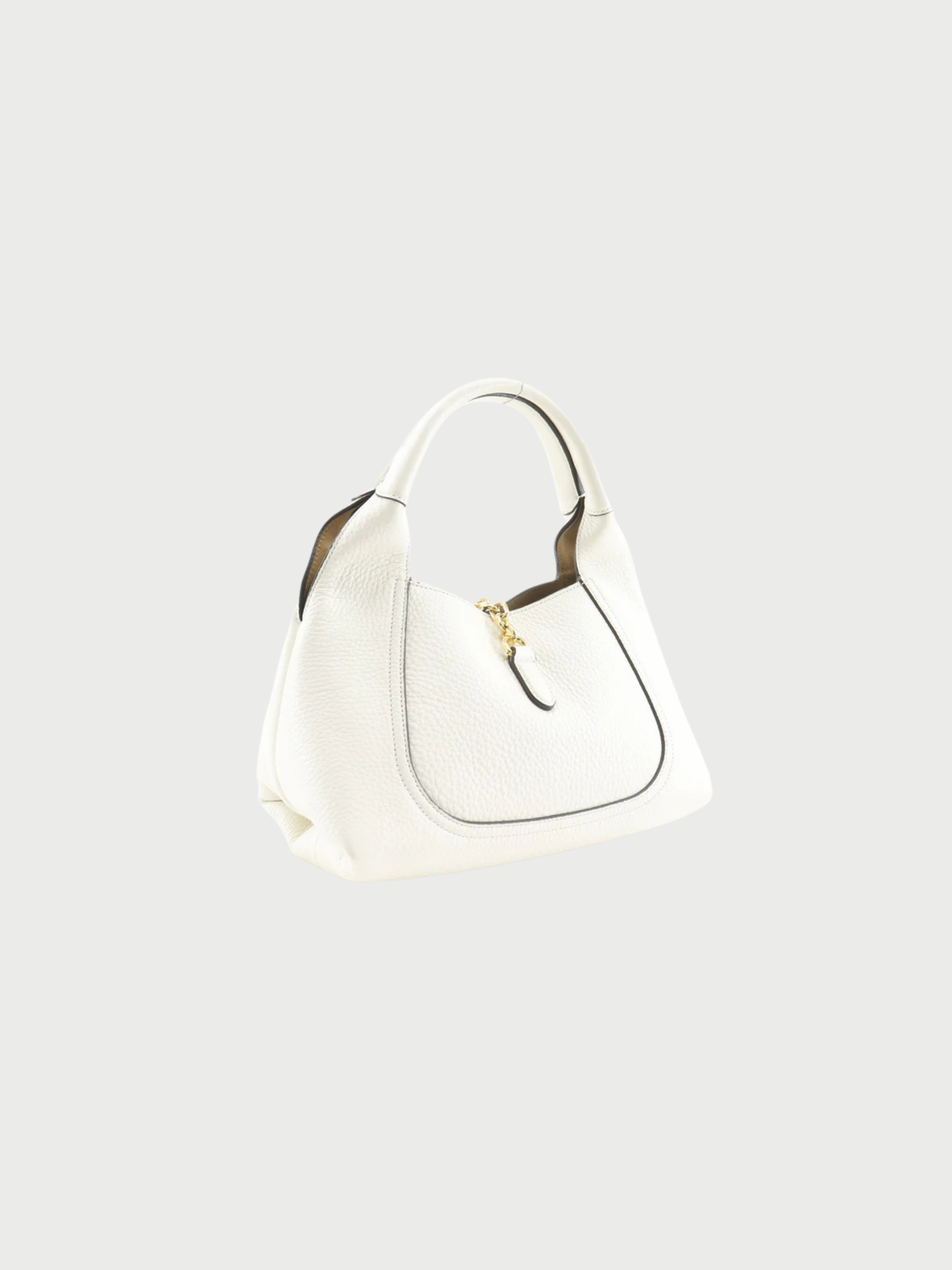 Gucci 2004 White Calfskin Softbit Small Handbag
