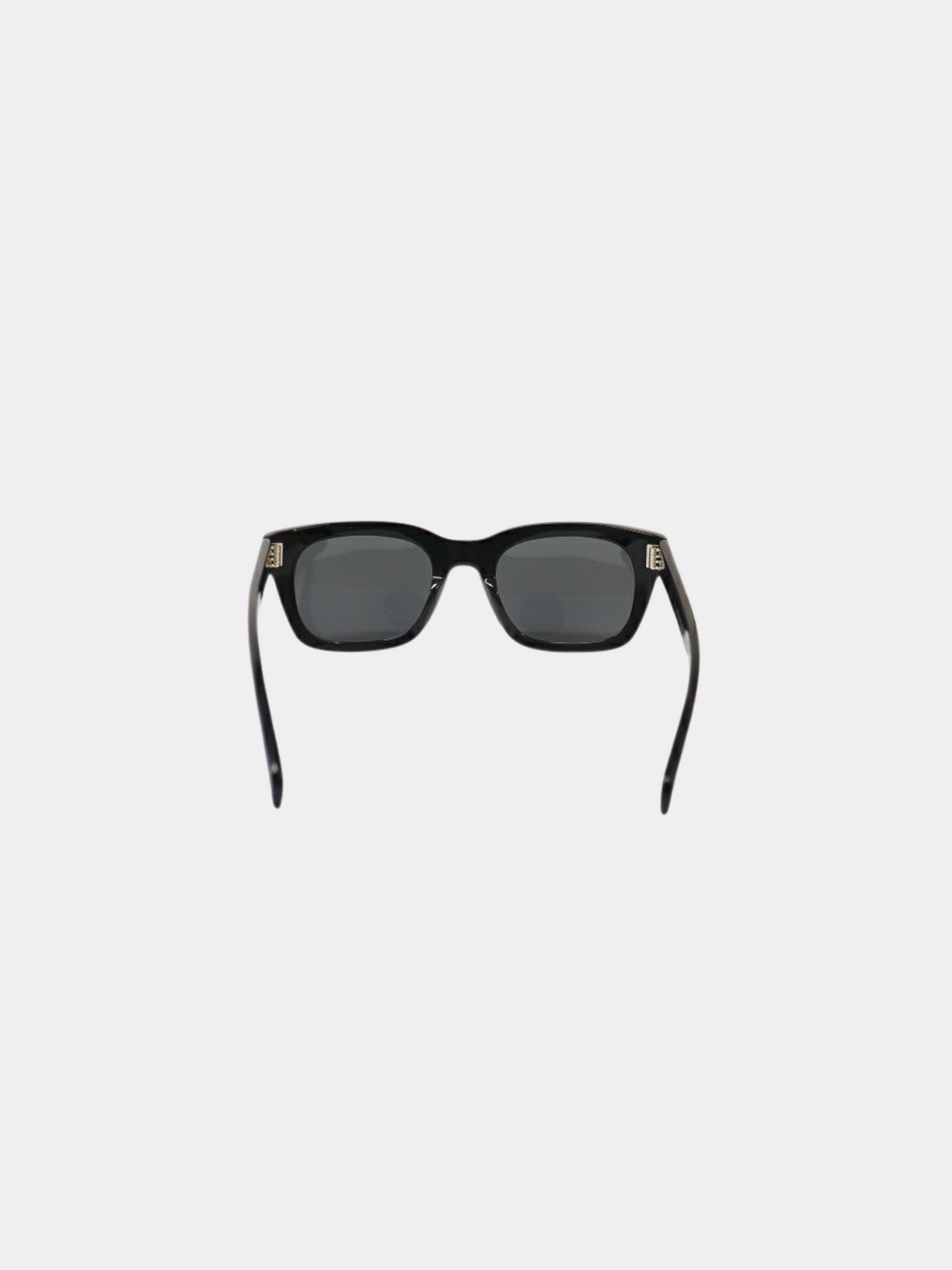 Celine 2010s Black Logo Sunglasses