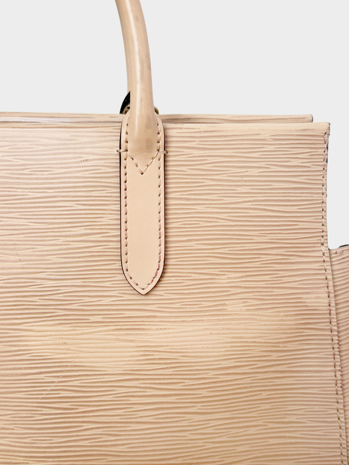 Louis Vuitton 2010s Beige Epi Marly MM 2-way Handbag