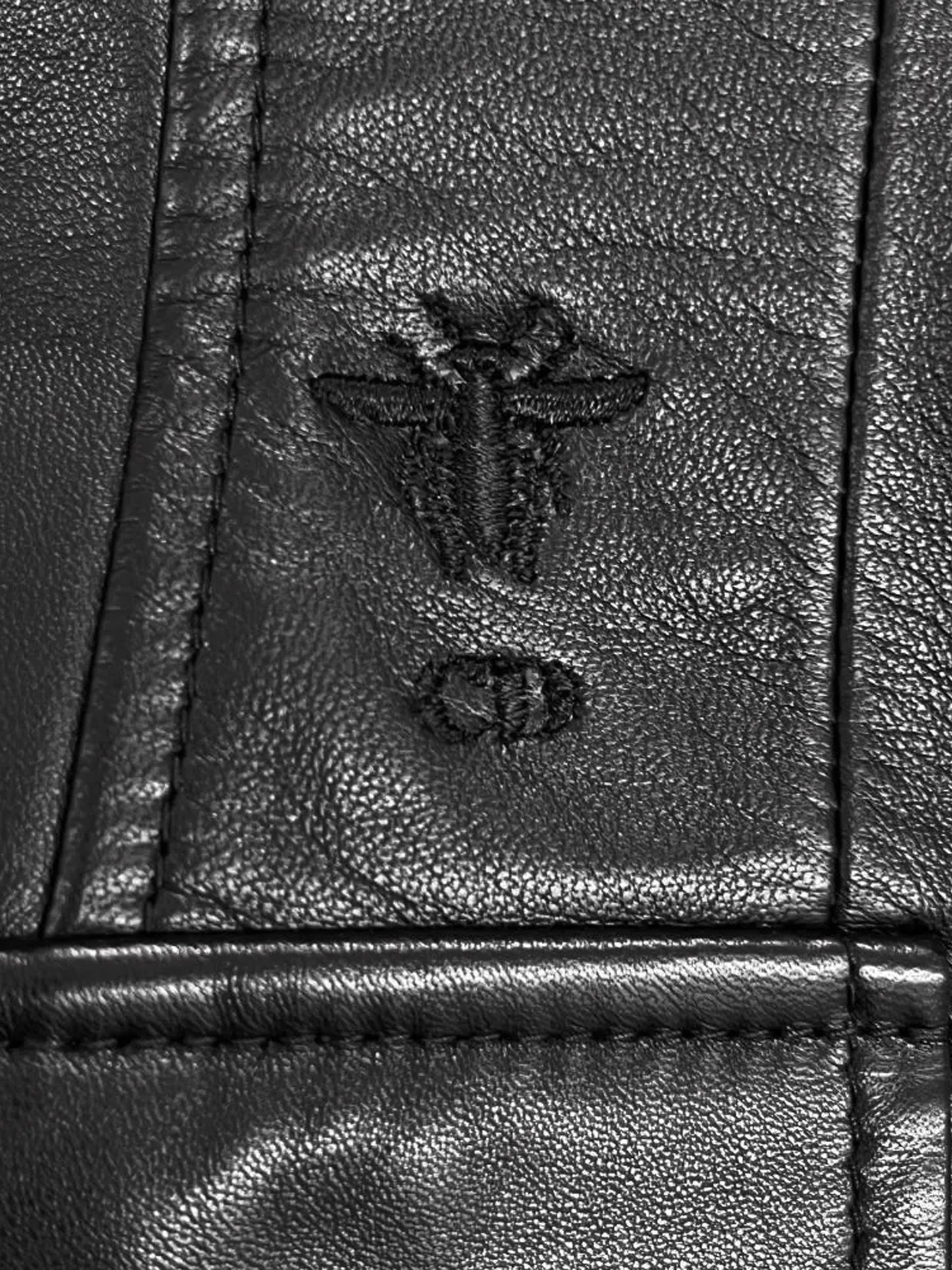 Christian Dior 2010s Black Lambskin Leather Blazer