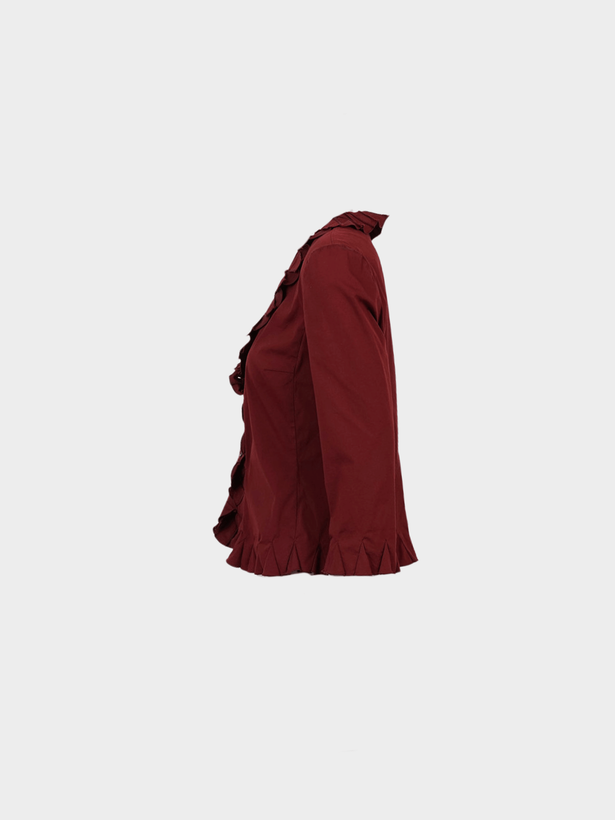 Prada SS 2000 Red Buttoned Up Top