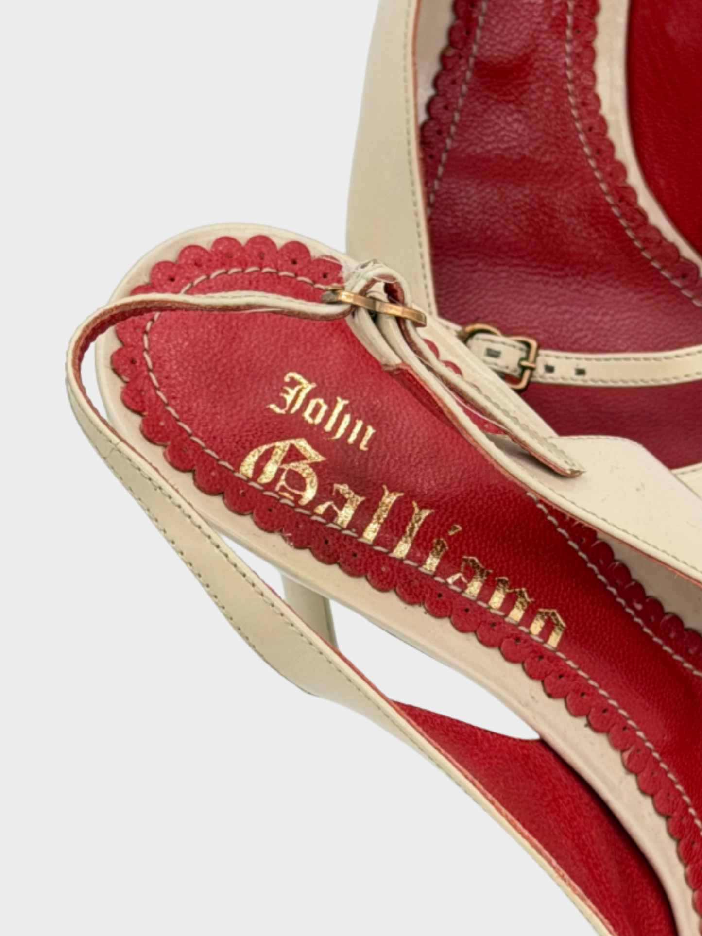 John Galliano 2000s Beige Pumps