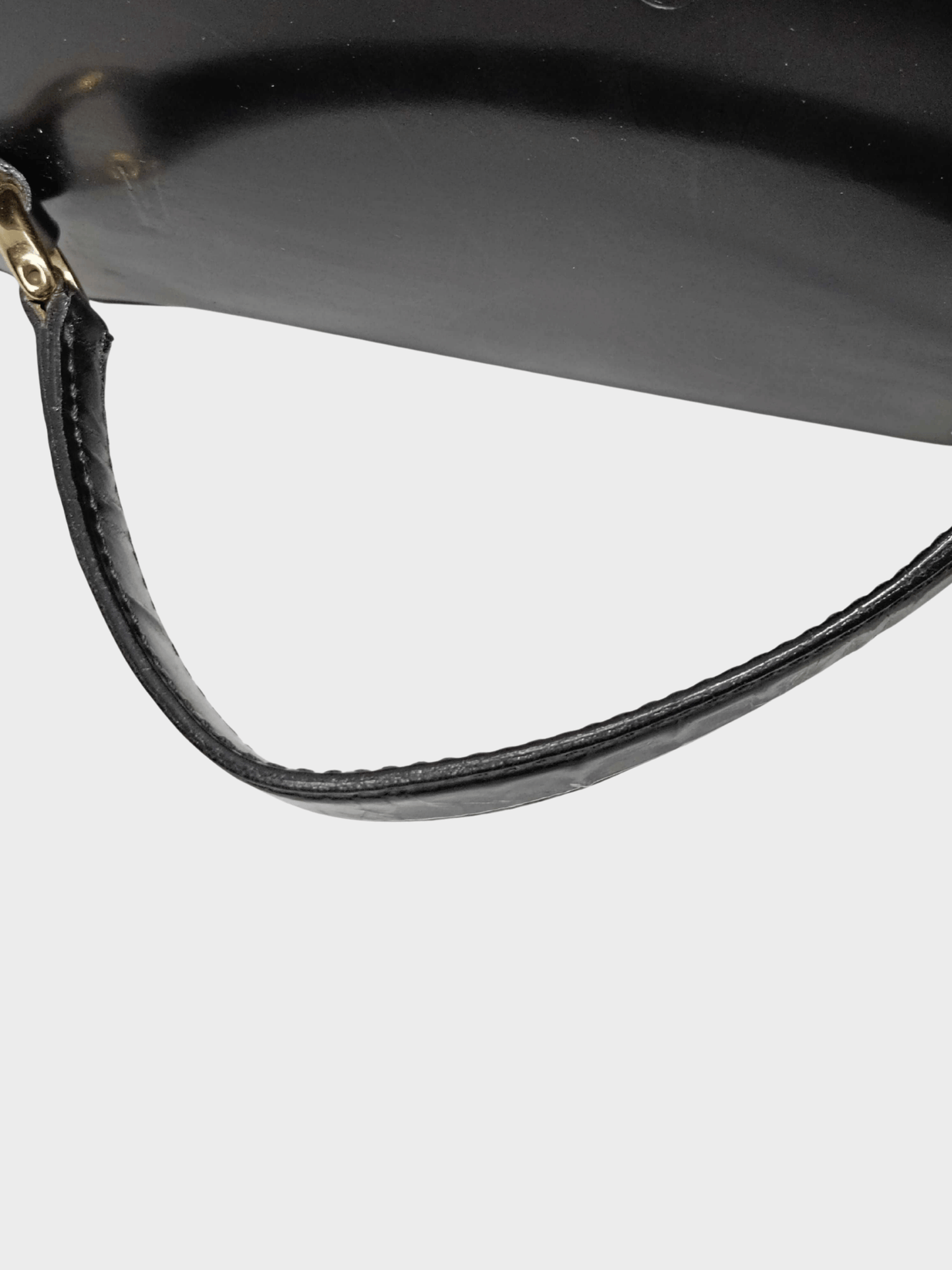 Gucci 1990s Black Leather Vanity Bag