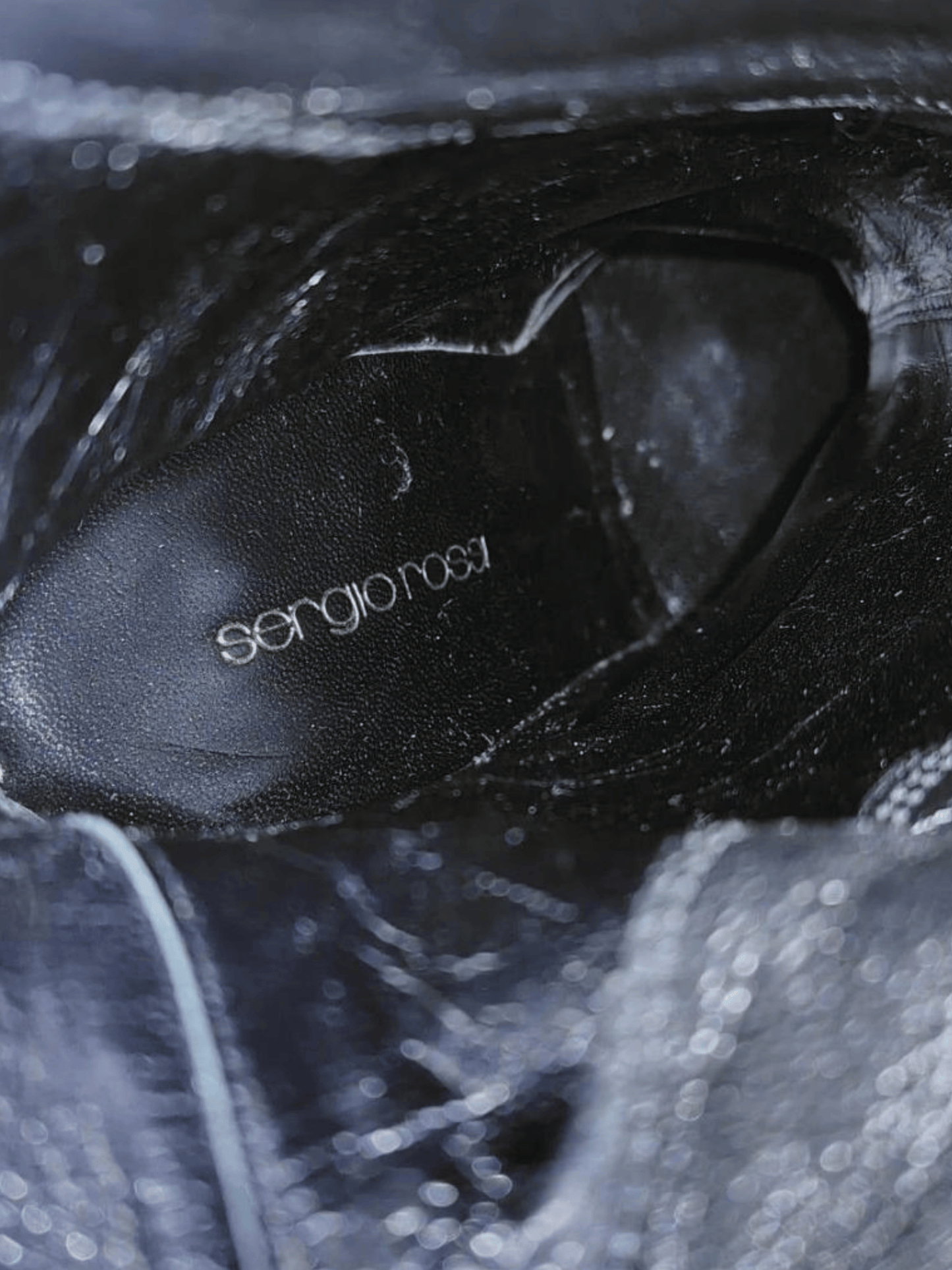 Sergio Rossi FW 2010 Black Leather Fringe Boots