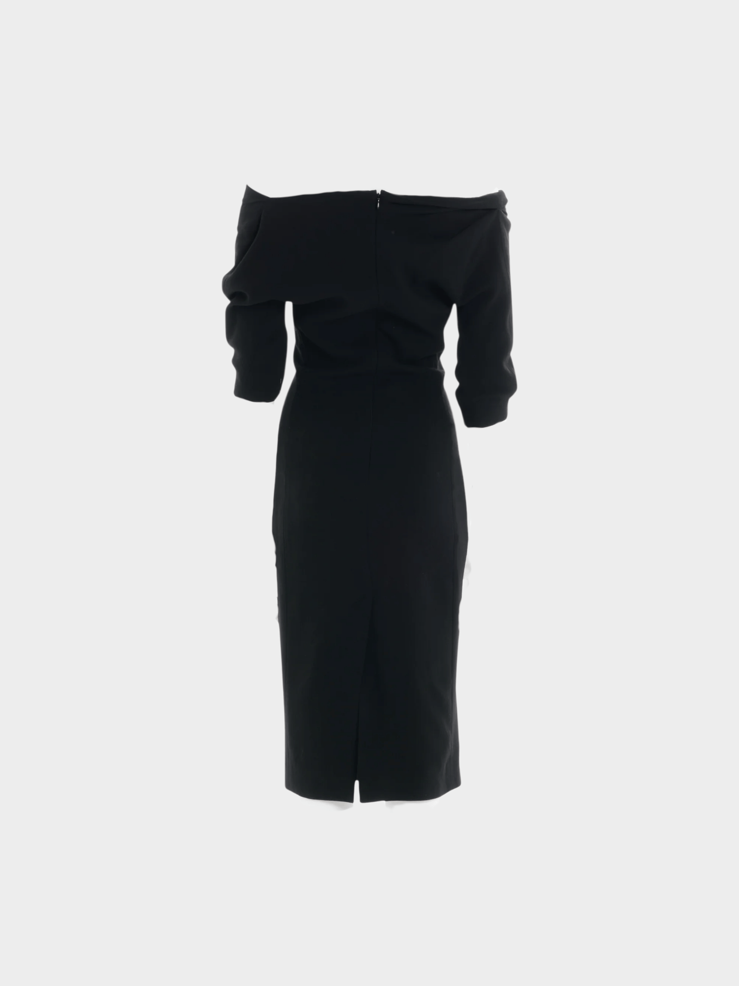Dsquared2 FW 2010 Black Boat-Neck Wool Cocktail Dress