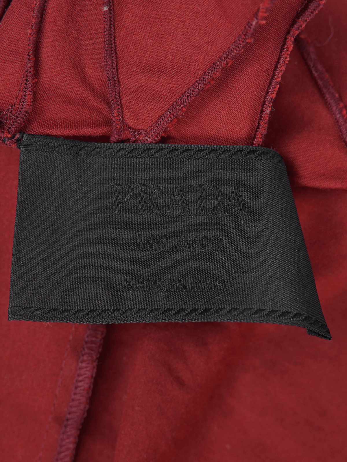 Prada SS 2000 Red Buttoned Up Top