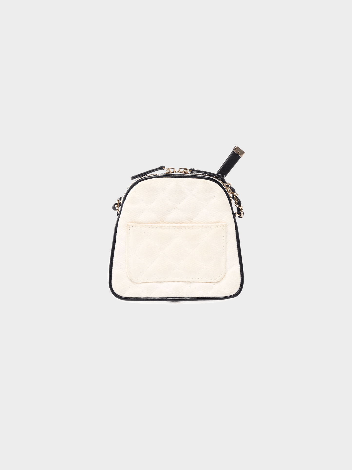 Chanel Cruise 2023 Limited Edition Tennis Racket White Mini Denim Bag