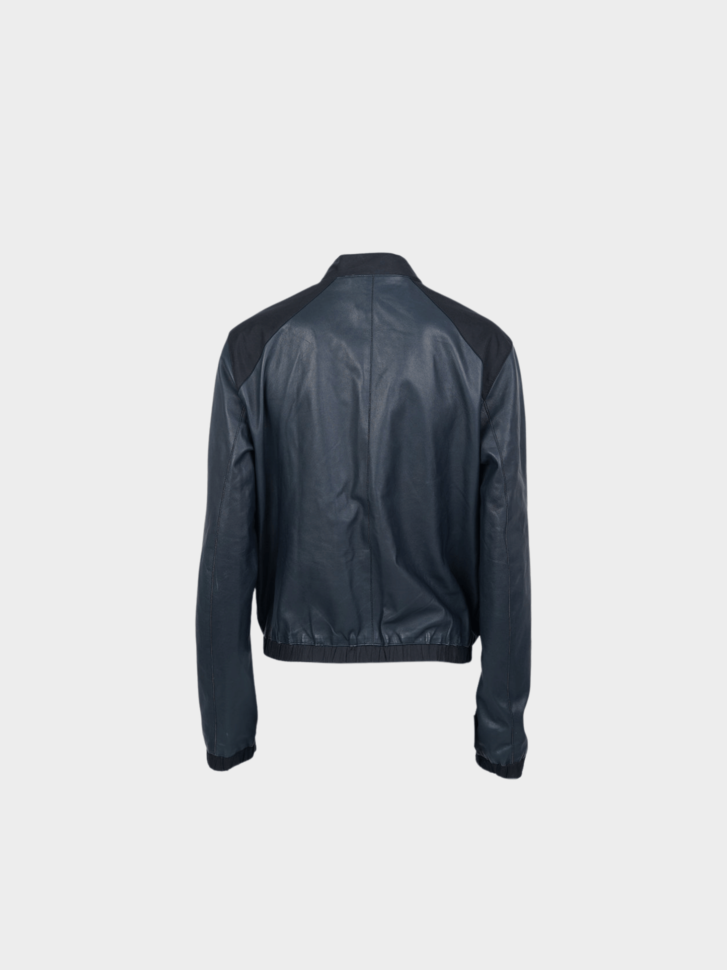 Miu Miu SS 2000 Navy Leather Jacket