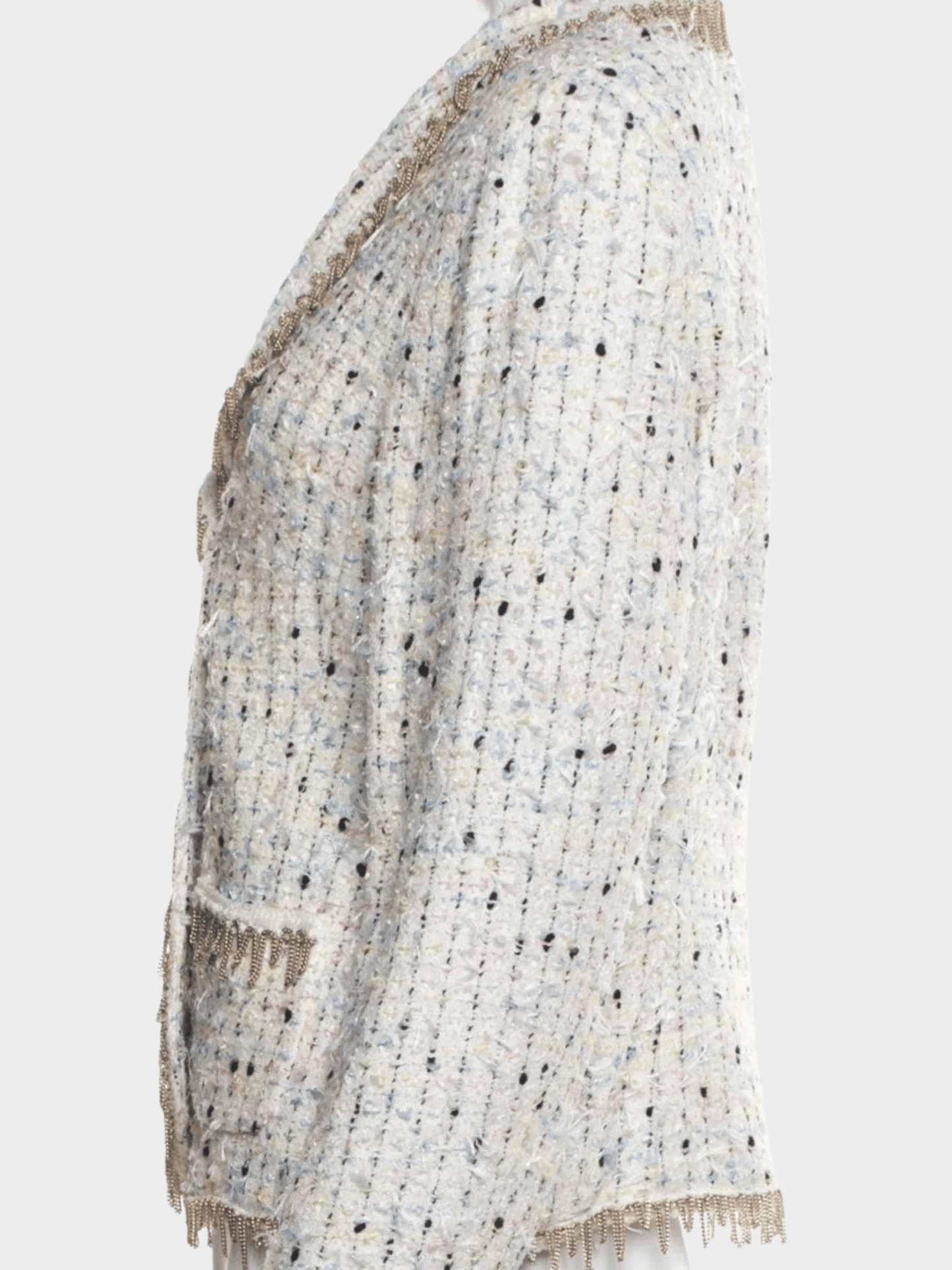 Escada 2000s Silk Striped Evening Jacket