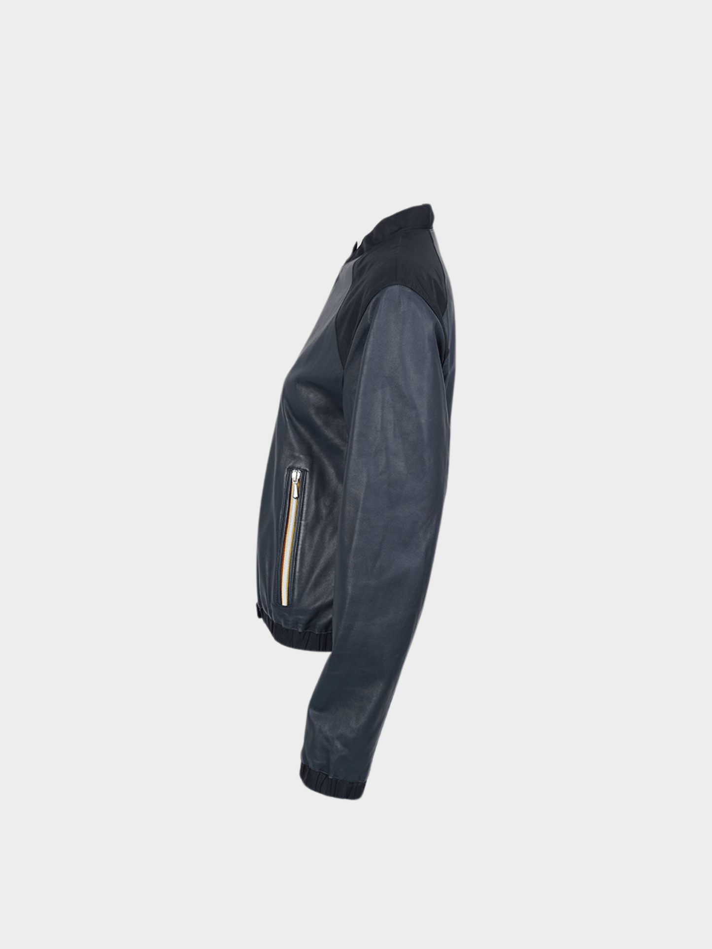 Miu Miu SS 2000 Navy Leather Jacket