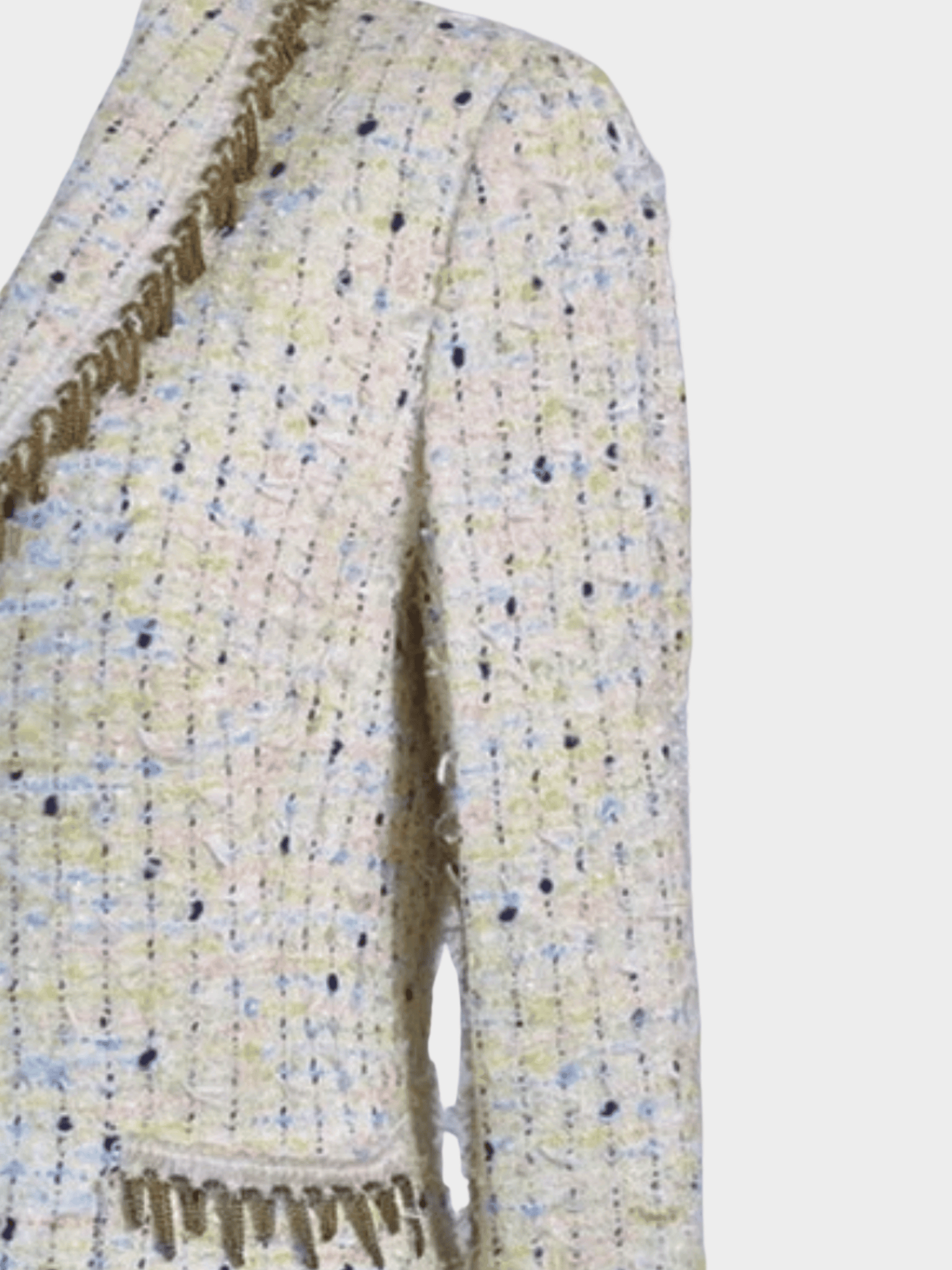 Escada 2000s Silk Striped Evening Jacket