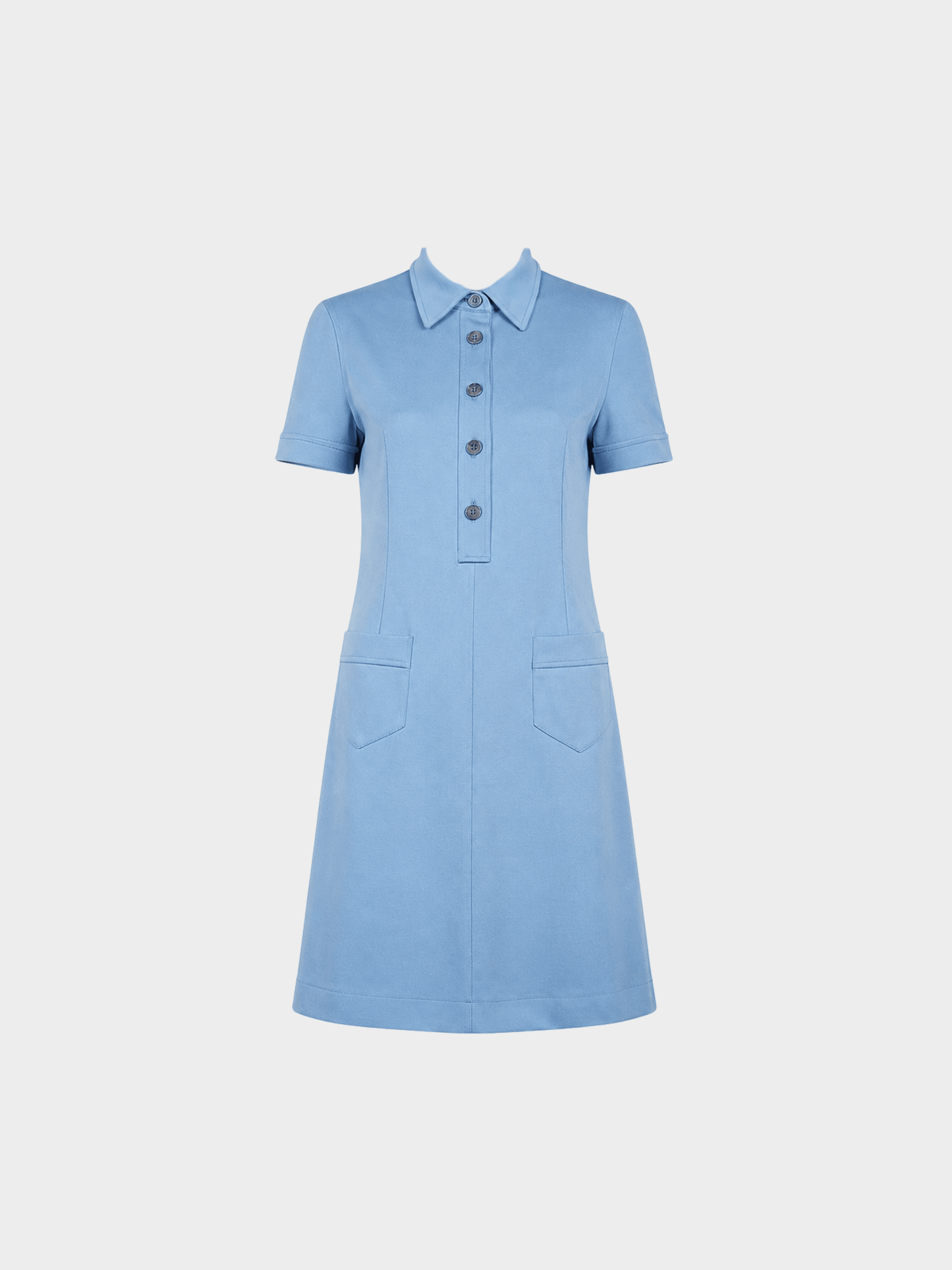 Prada SS 1996 Runway Blue Shift Dress