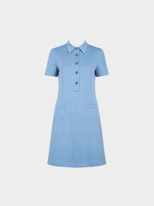 Prada SS 1996 Runway Blue Shift Dress