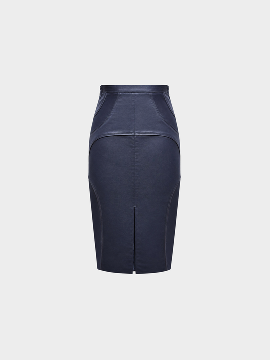 Gucci by Tom Ford FW 2003 Black Tight Skirt