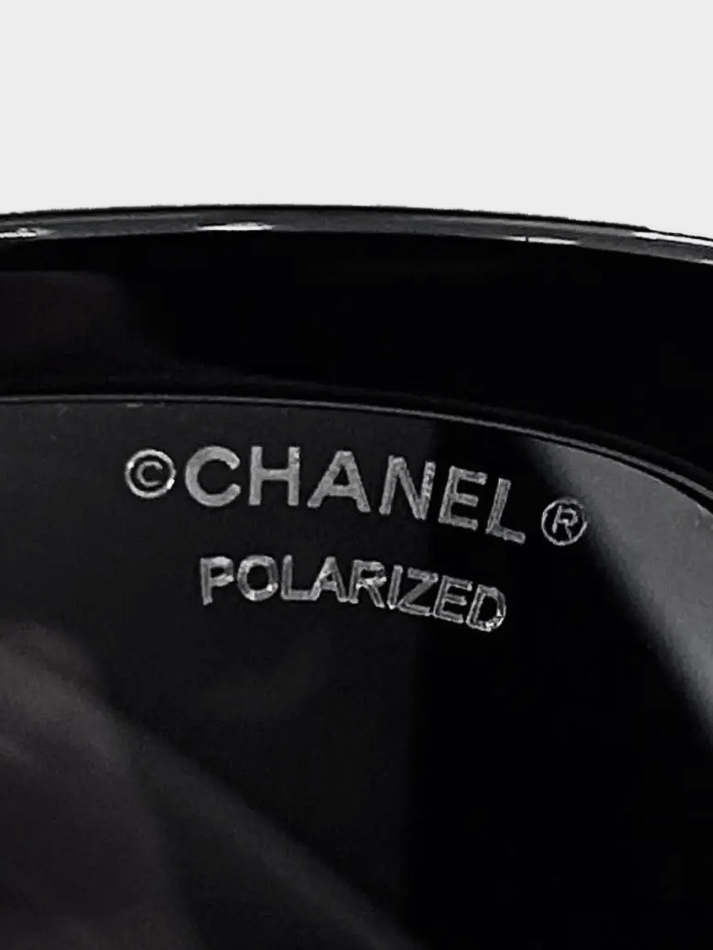 Chanel 2020s Beige and Black Two-tone Oval Sunglasses