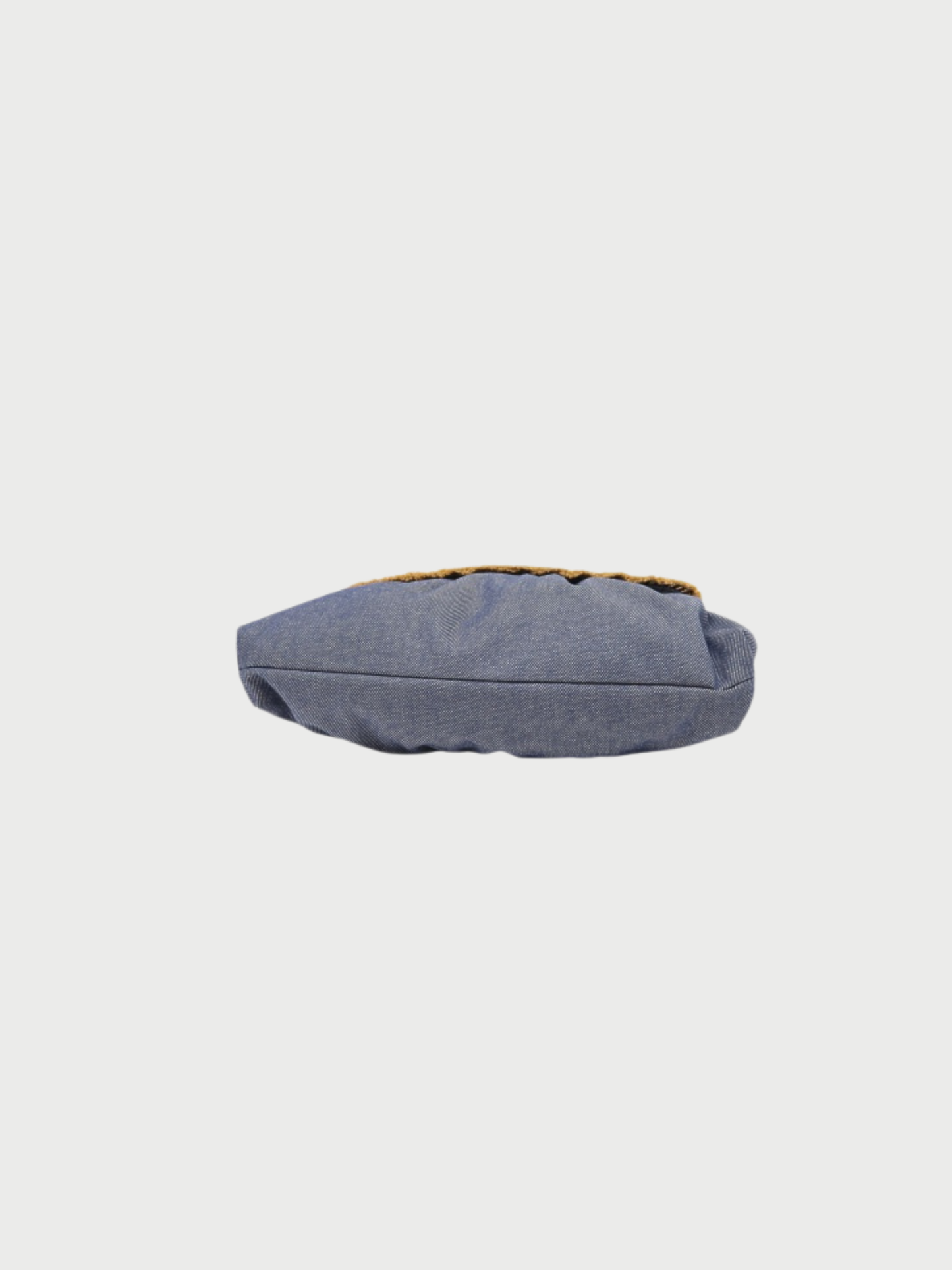 Fendi 2000s Blue Denim Leather One-Shoulder Bag