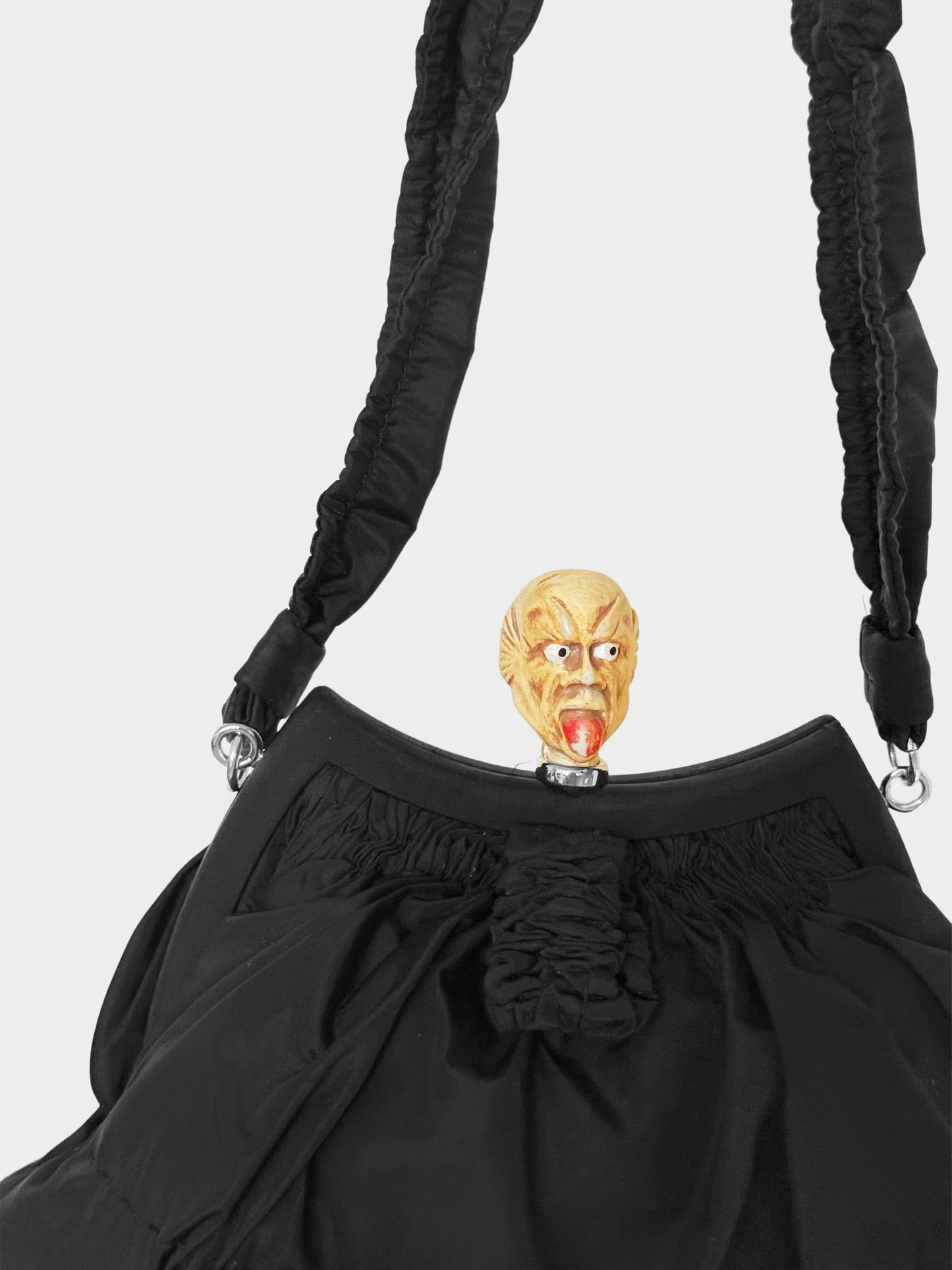 Prada SS 2024 Black Nylon 1913 Mythological Creature Bag